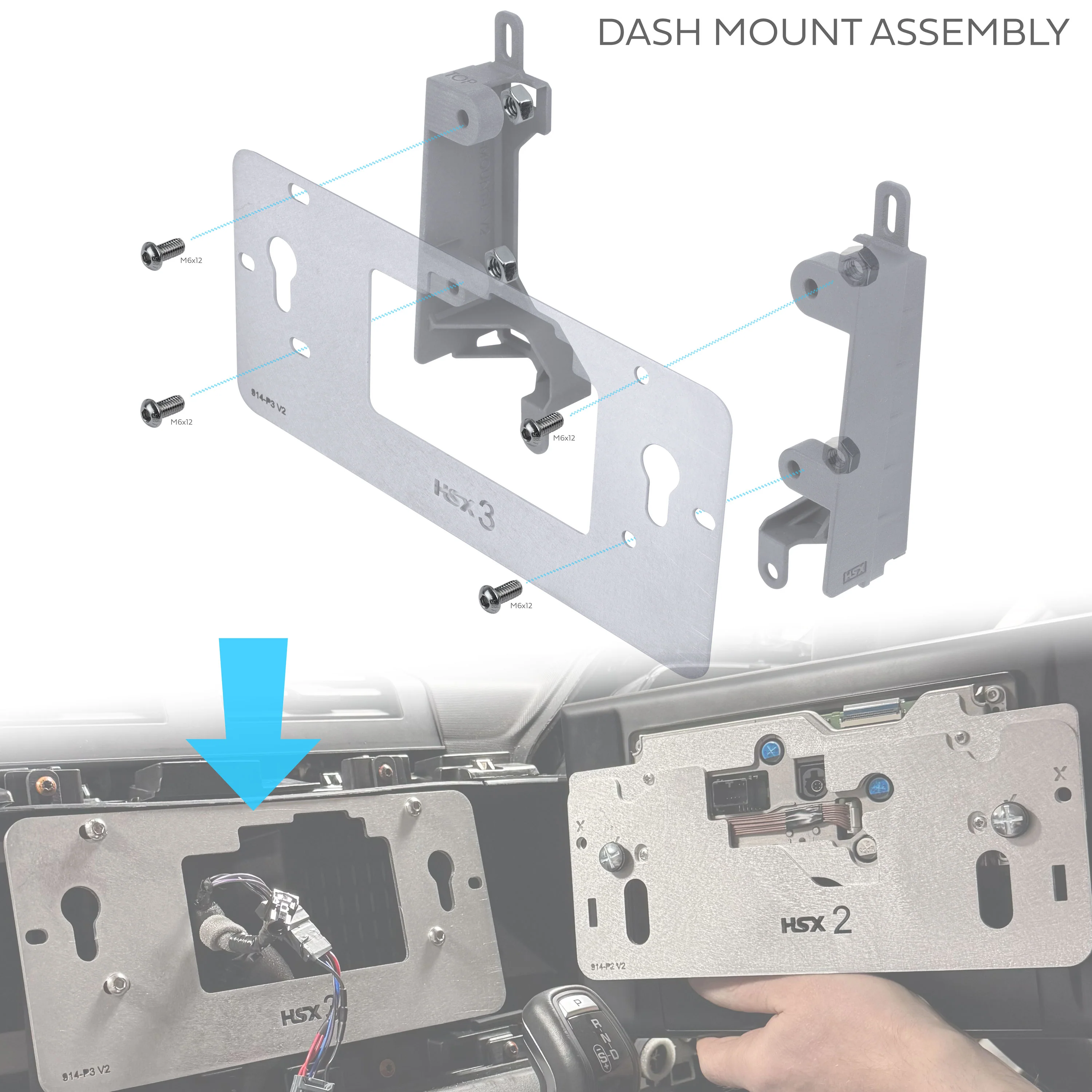 10" to 13.1" Infotainment Screen Kit for Land Rover Defender L663 (Brackets + Wiring Loom) - Image 5