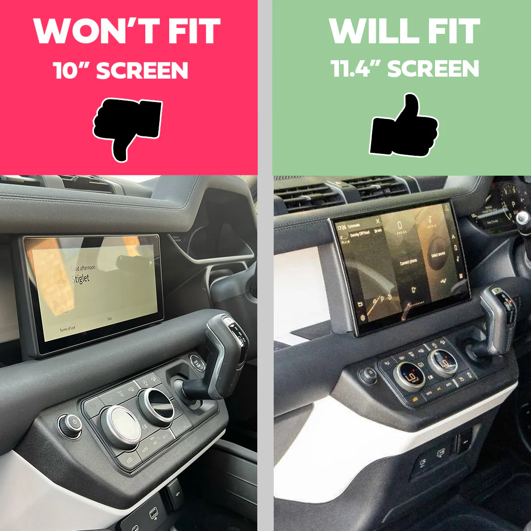 11.4" to 13.1" Infotainment Screen Kit for Land Rover Defender L663 (Brackets + Wiring Loom) - Image 12