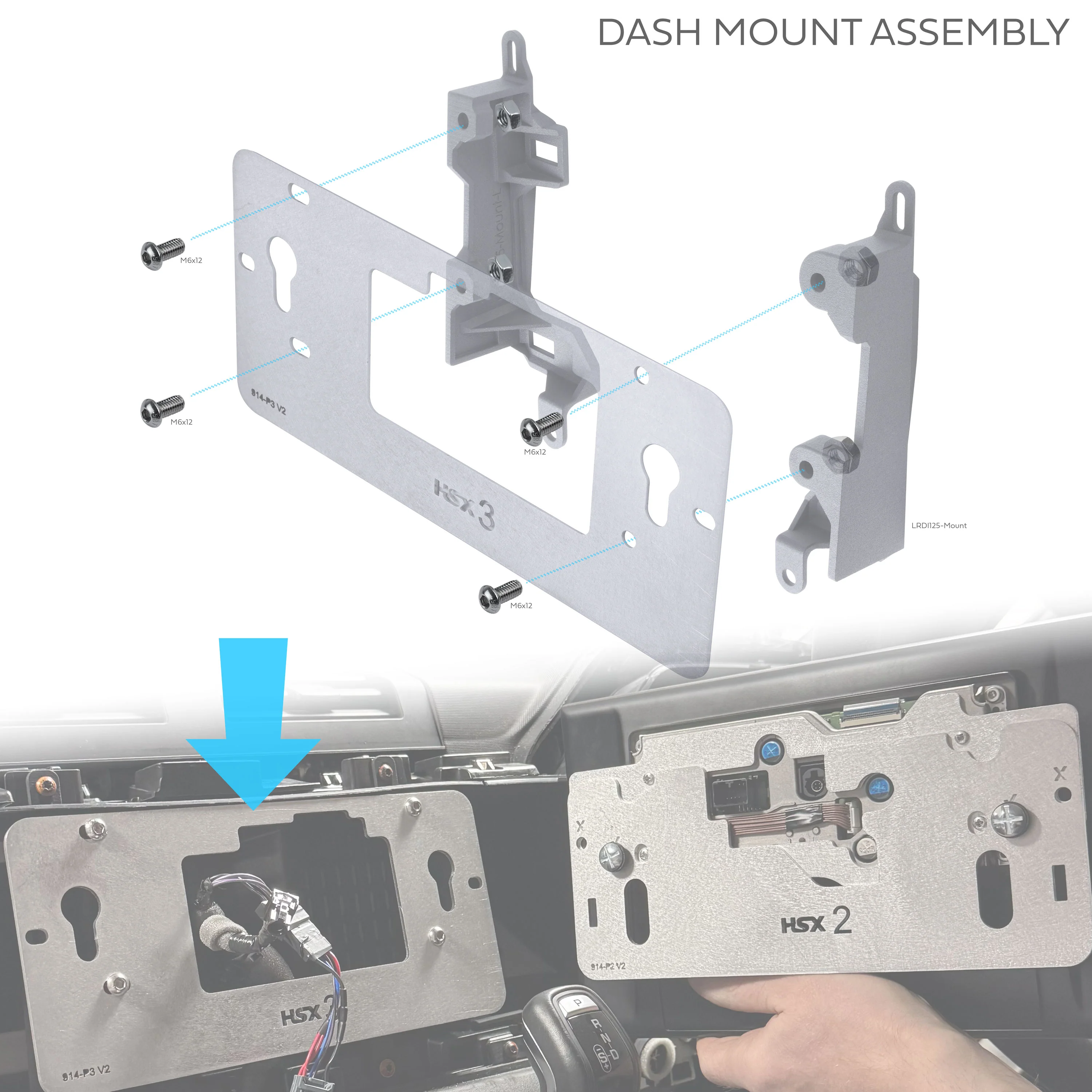 11.4" to 13.1" Infotainment Screen Kit for Land Rover Defender L663 (Brackets + Wiring Loom) - Image 5
