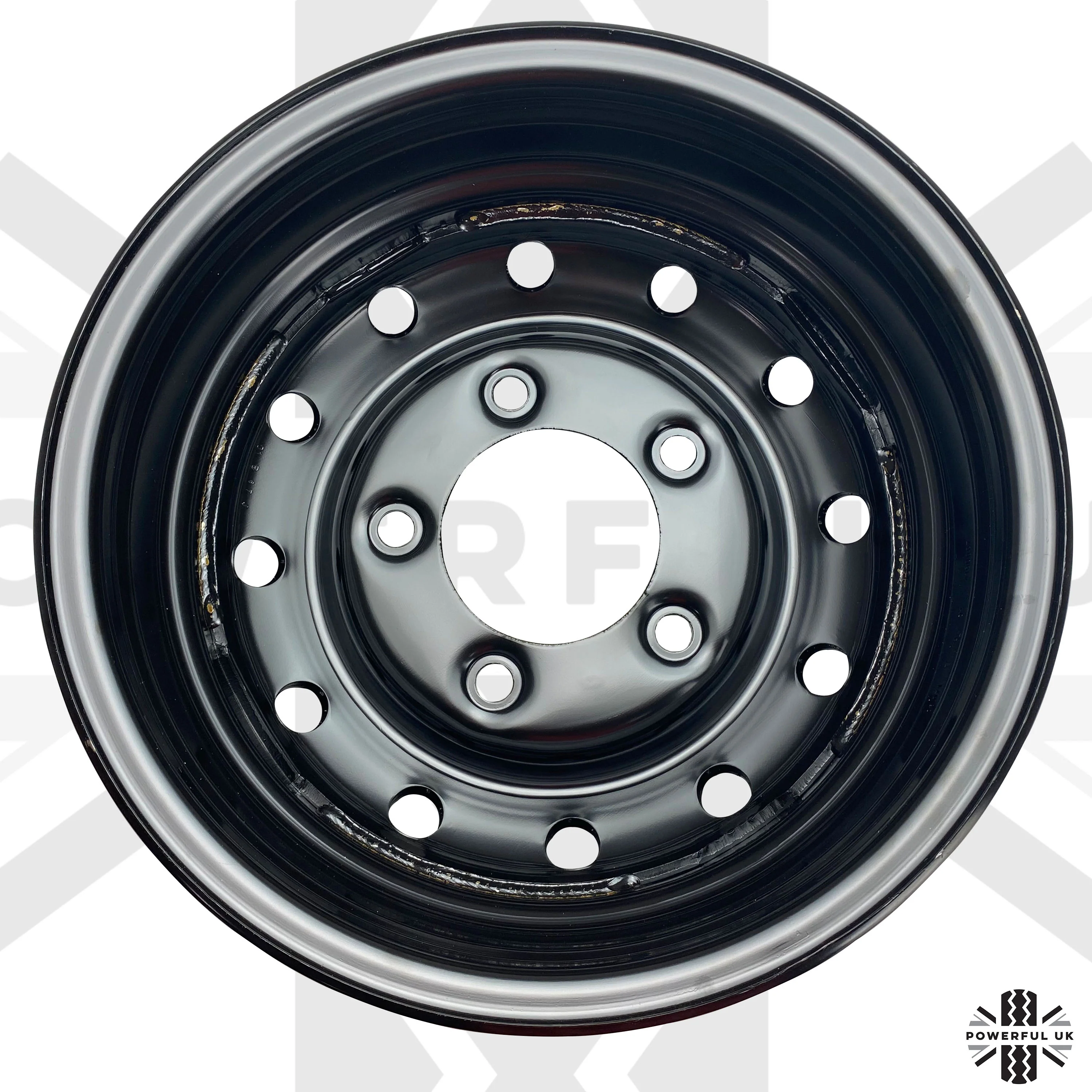 16" Heavy Duty Steel Wheel -Primer - for Classic Land Rover Defender - Image 6