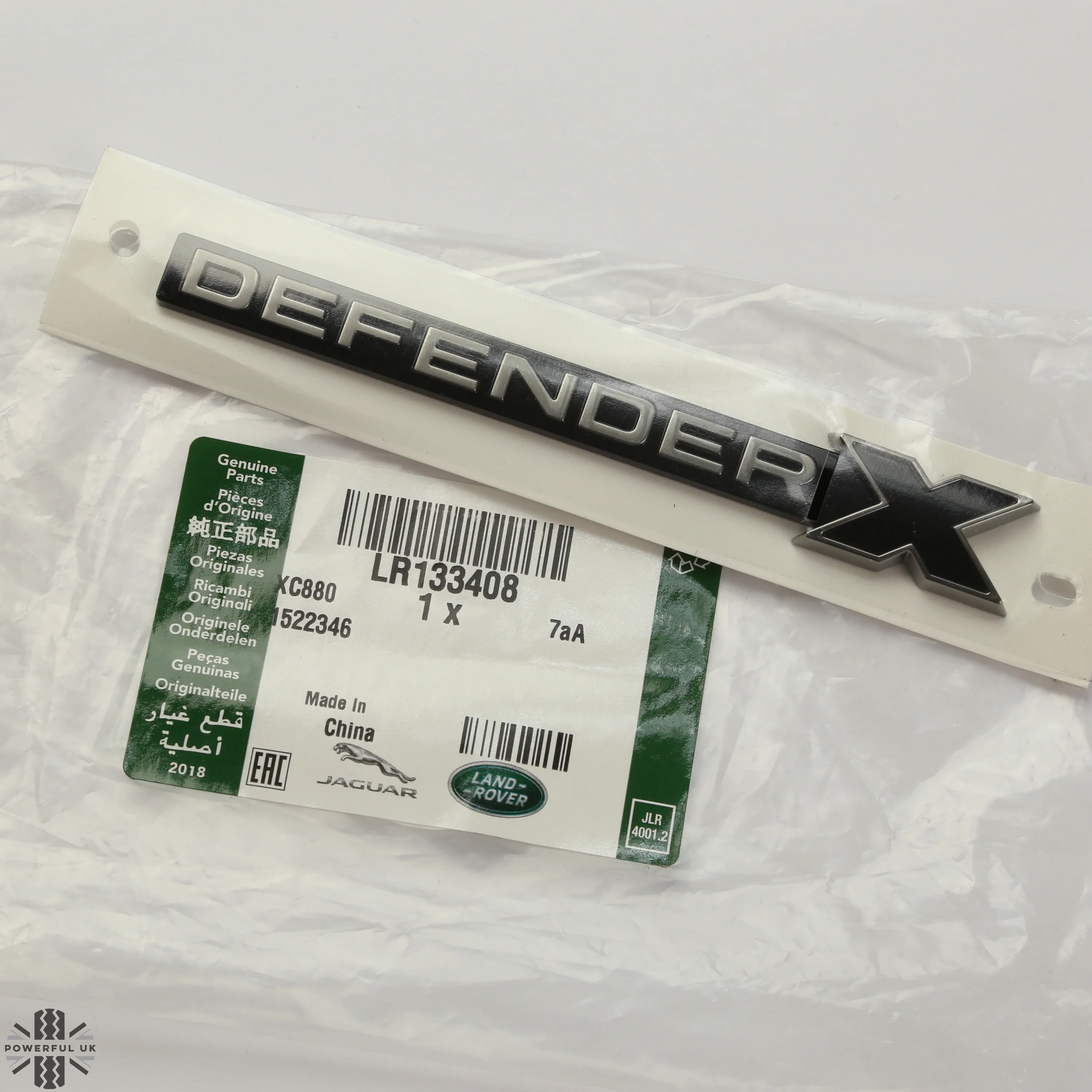 1x Genuine 'DEFENDER X' Badge for Land Rover Defender L663 - Image 5