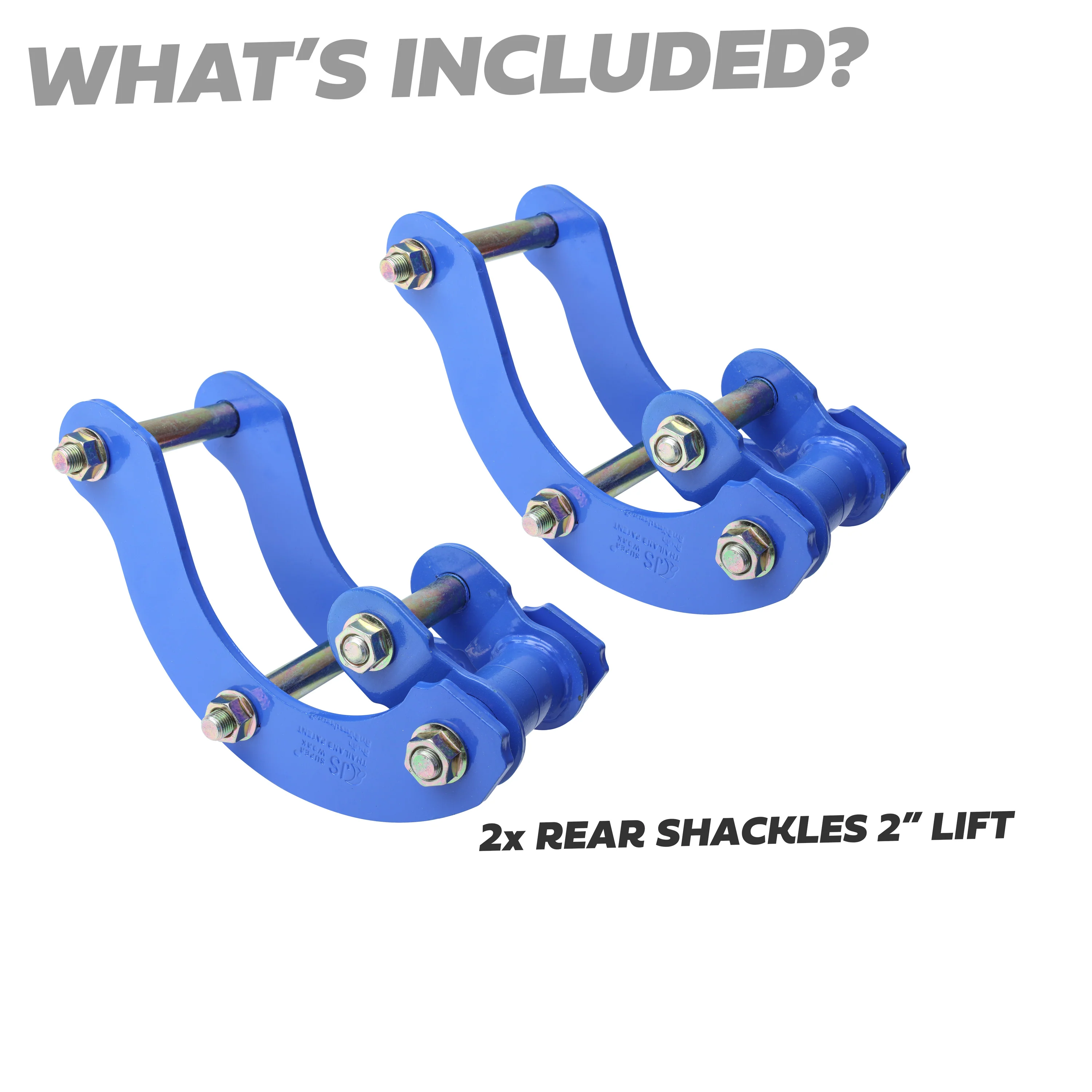 2" Rear Shackle Lift Kit fo Mitsubishi L200 Triton 2015-19 - Image 3
