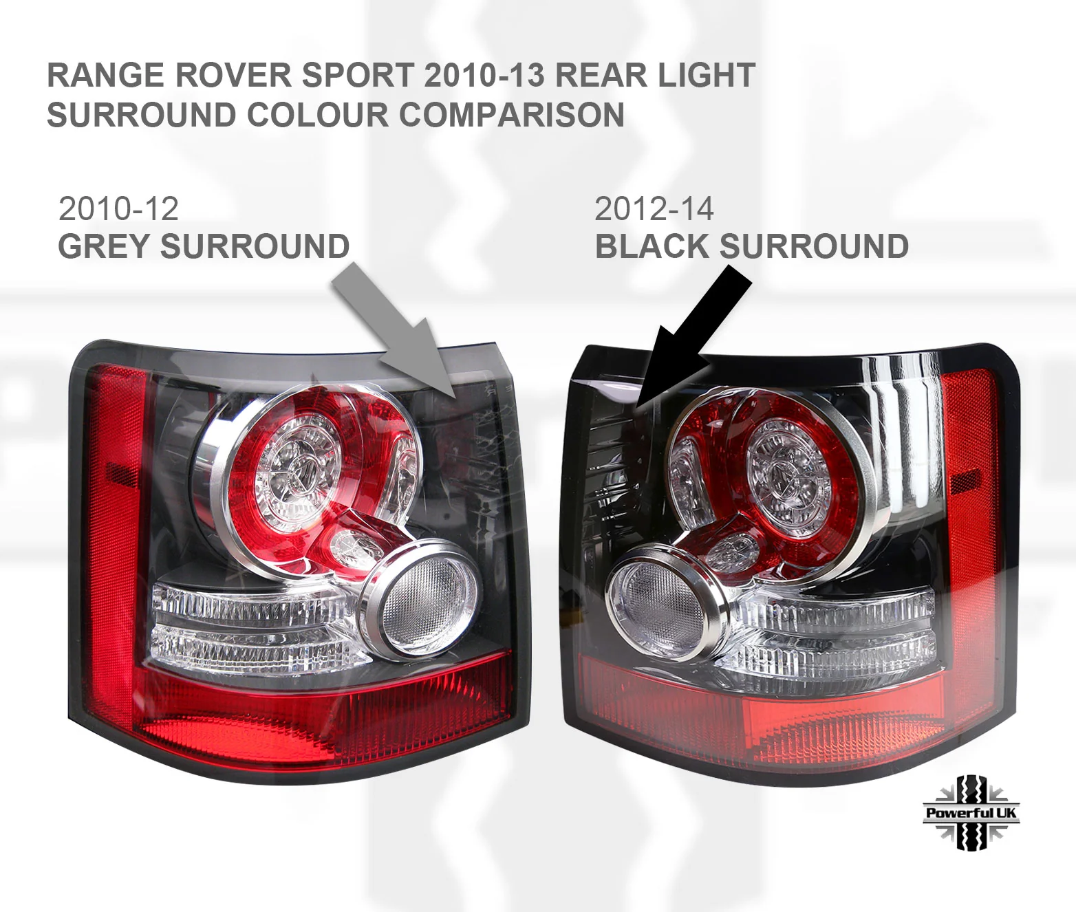 2012 Spec Rear LED Light Kit (includes reisistor looms) for Range Rover Sport L320 2005-09 - Aftermarket - Image 8