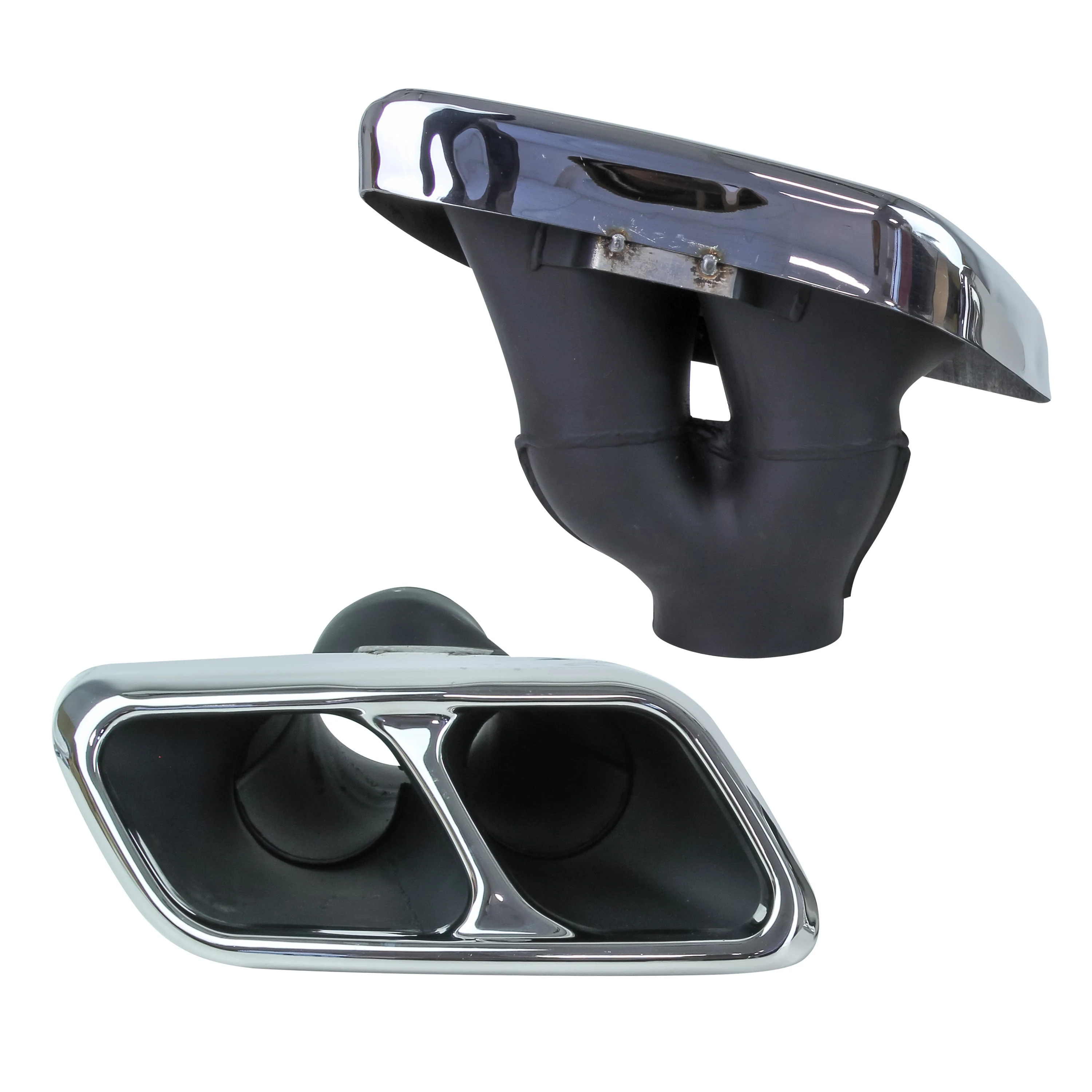 '2018 SVR' Style Exhaust Finishers for Range Rover Sport L494 '2018 onwards' - Stainless - Image 3