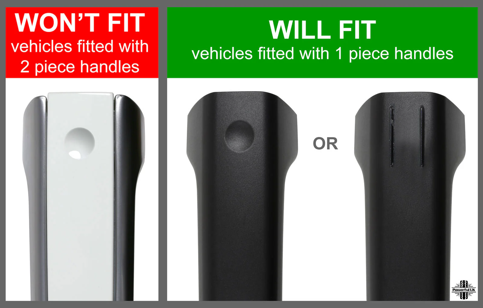 2pc "Autobiography Style" Door Handle Covers for Range Rover L405 - Silver/Corris Grey - Image 7