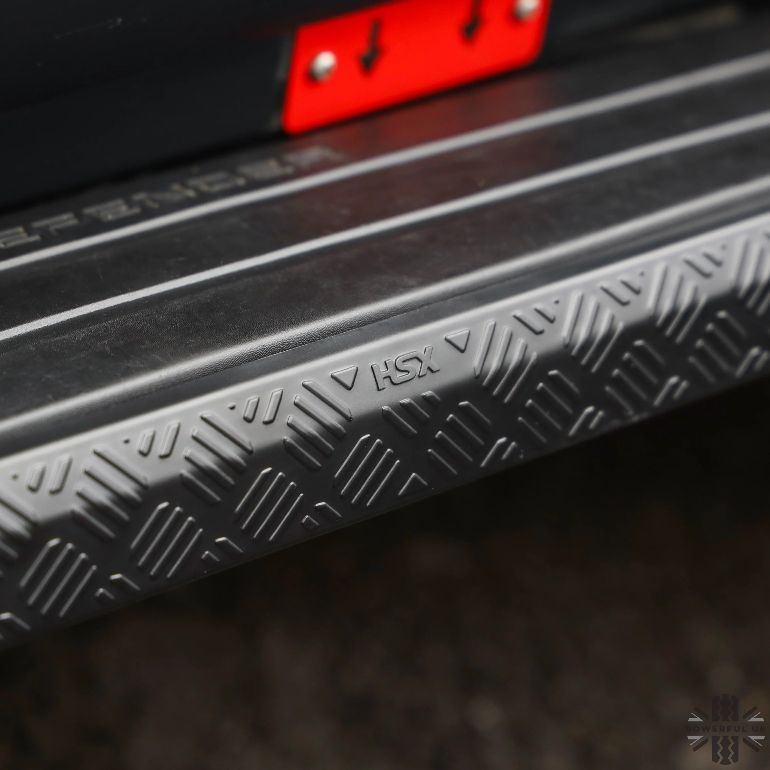 2x Chequer Plate Side Step Covers for Land Rover Defender L663 (90) - Satin Black - Image 8