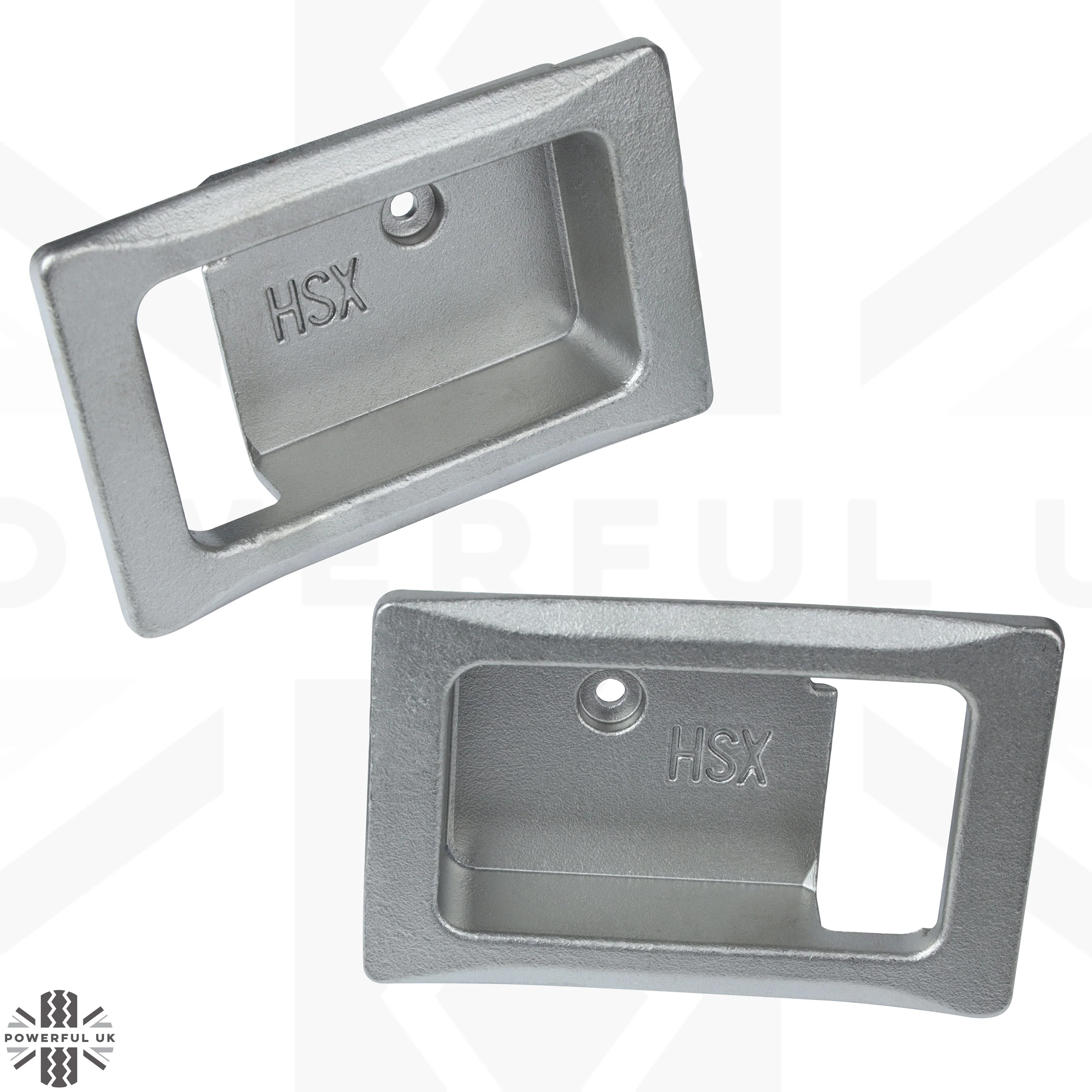 2x Door Handle Bowls for Land Rover Classic Defender - Foundry Finish - Image 2