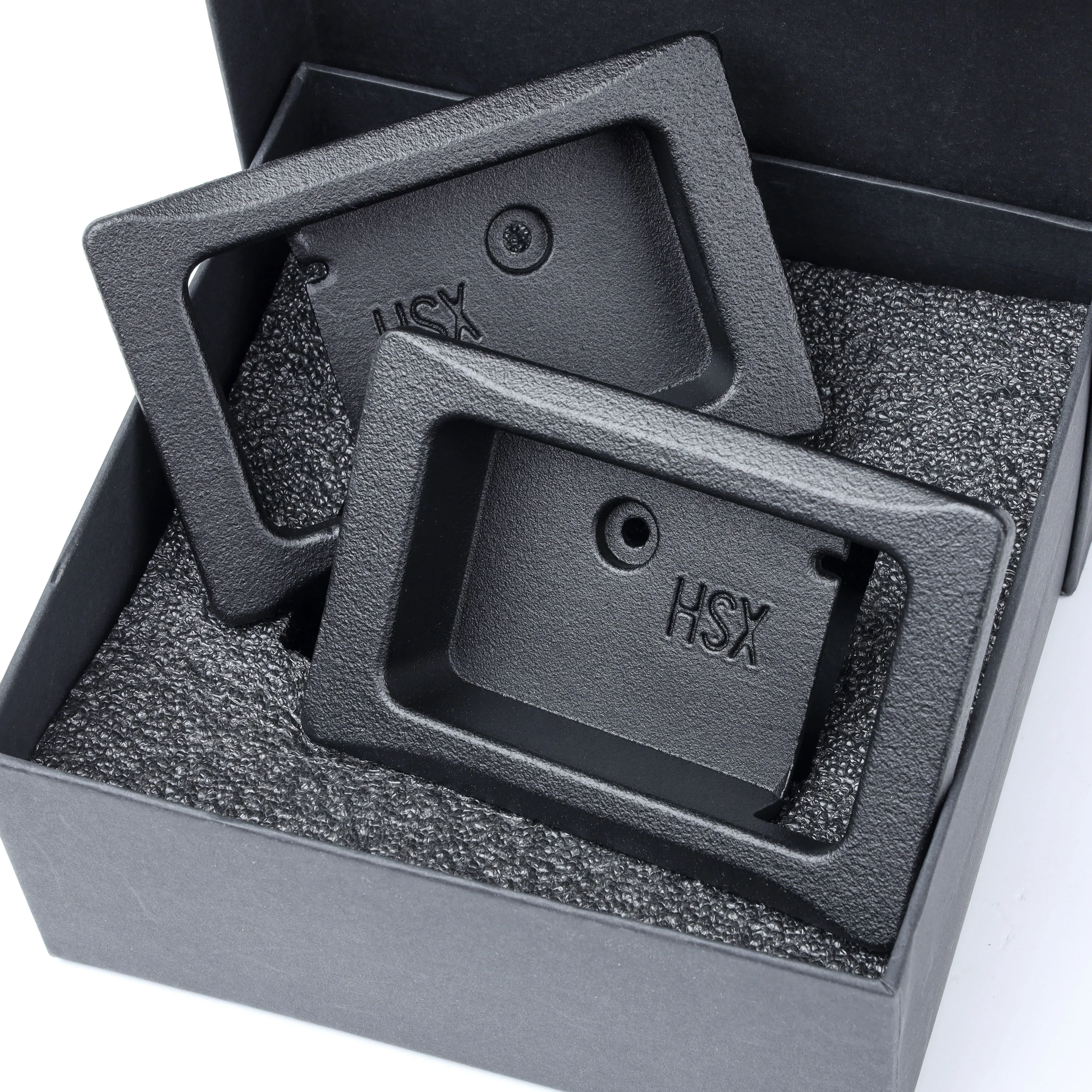2x Door Handle Bowls for Land Rover Classic Defender - Satin Black - Image 3