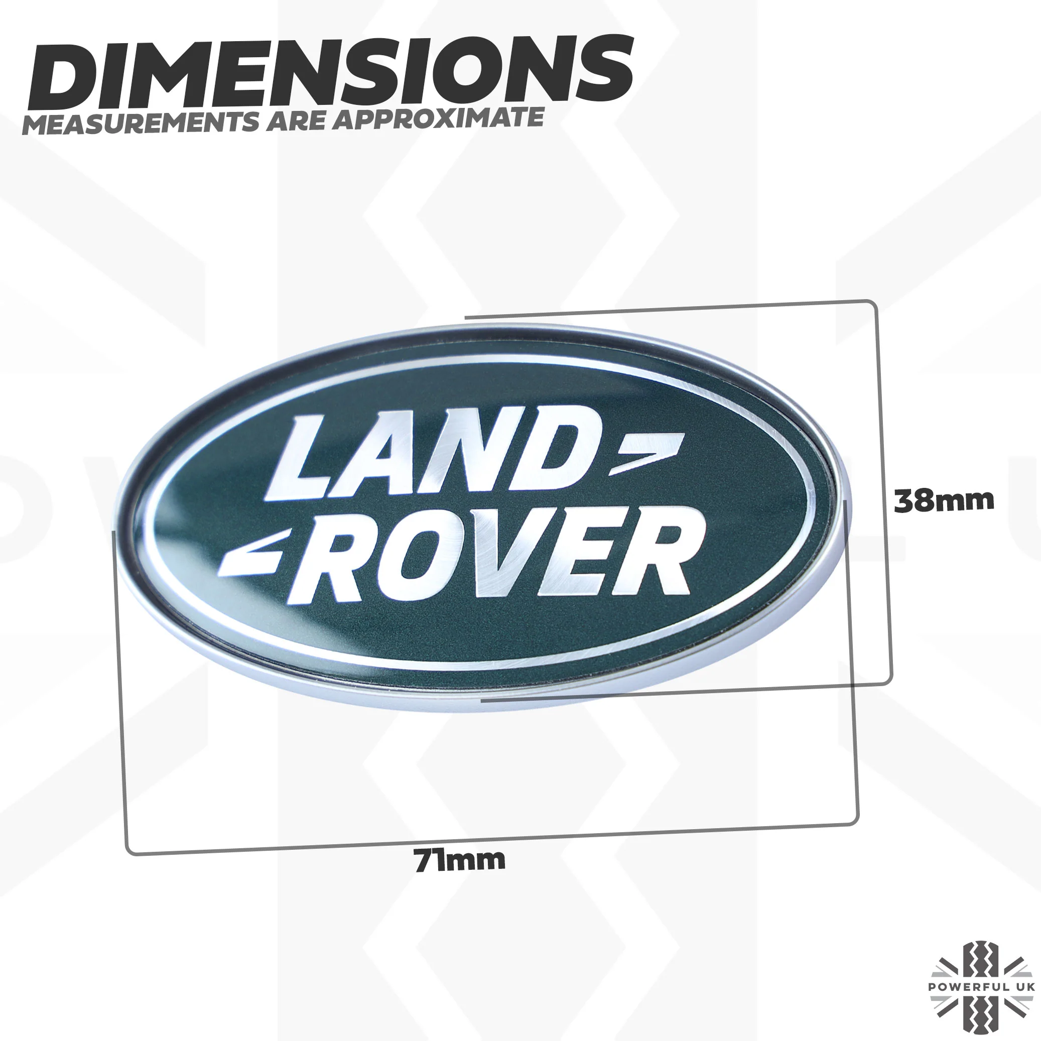 2x Genuine Oval Badges for Land Rover Defender L663 Side Panel - Image 7