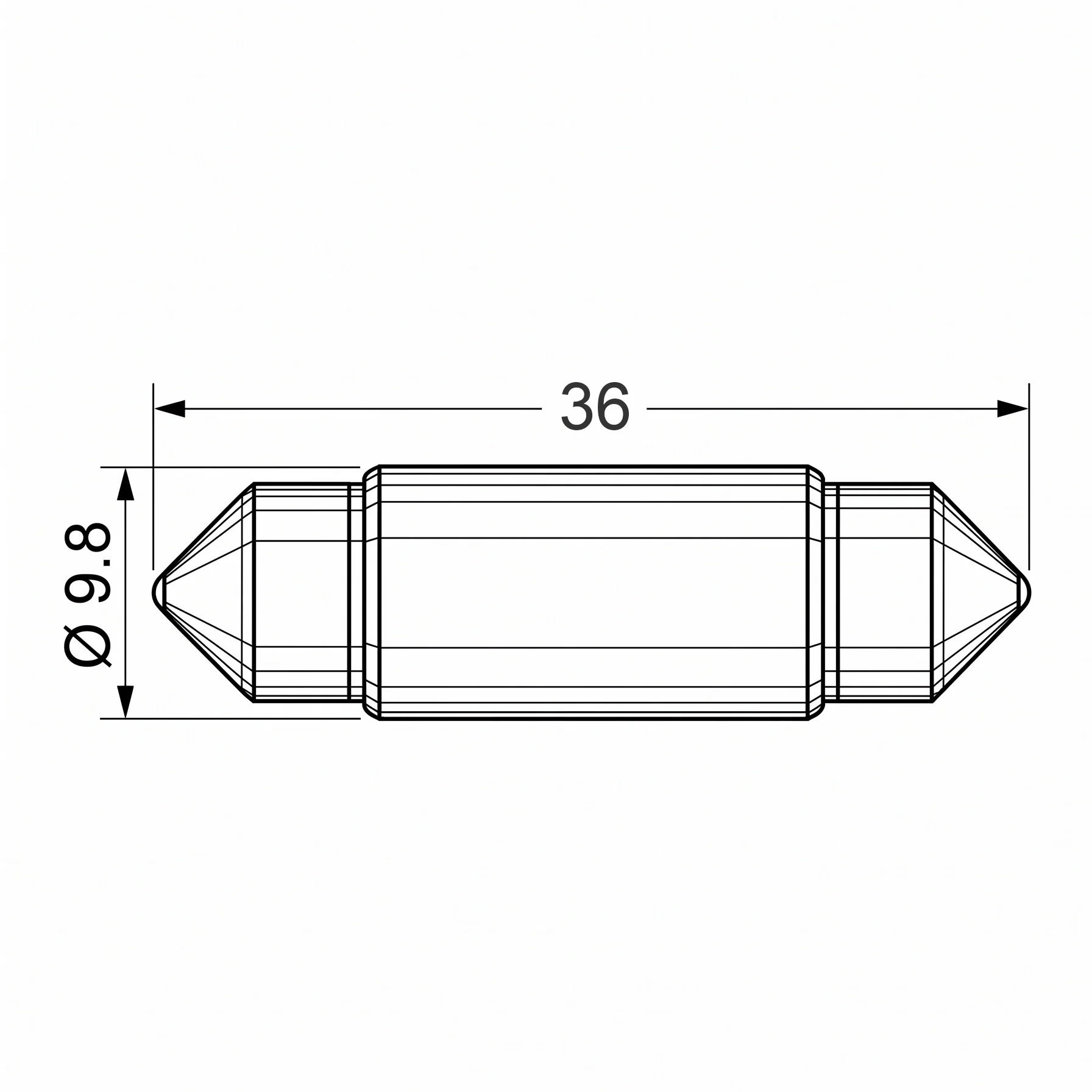2x Hella 41mm LED Festoon Bulb - Image 3