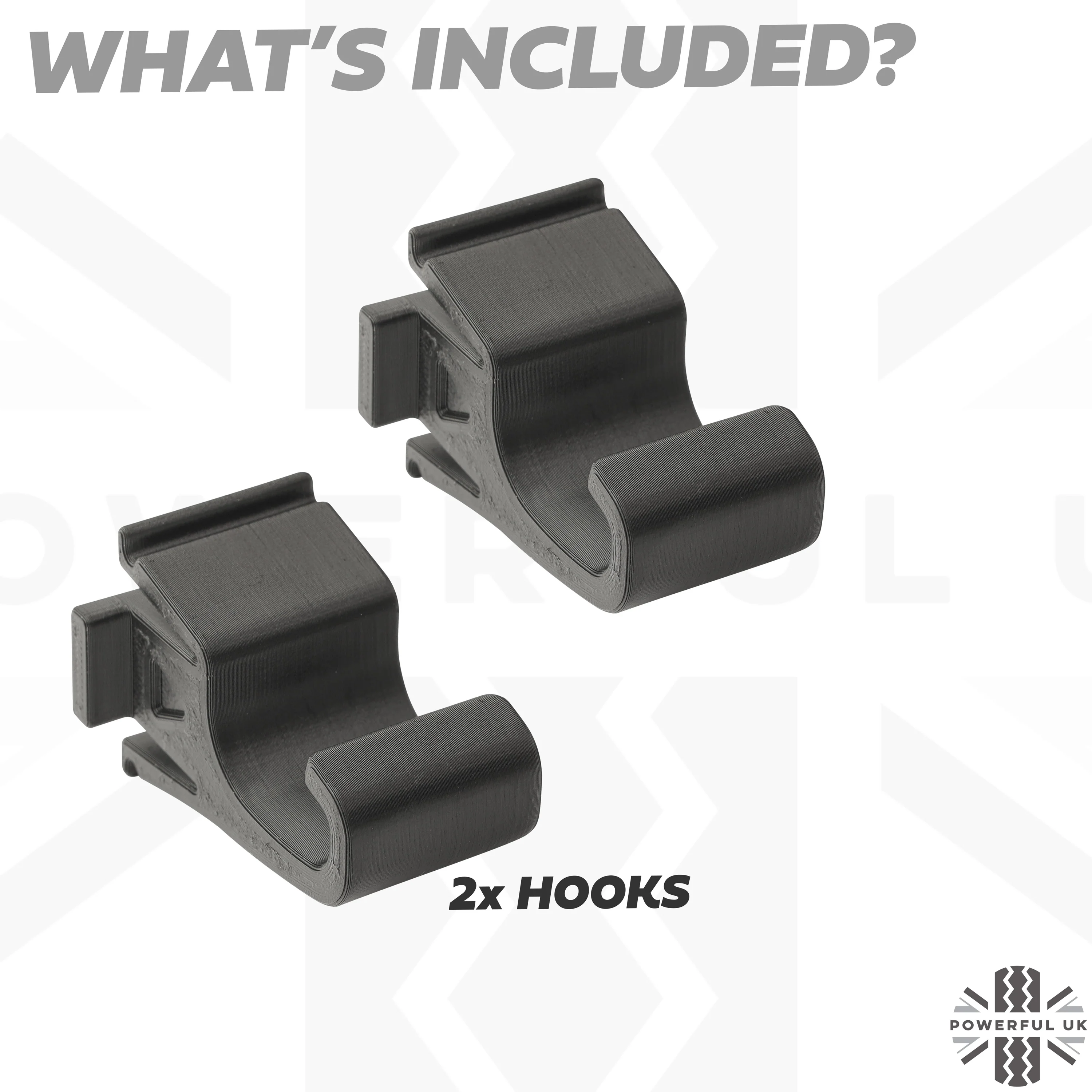 2x Hooks for Wire Luggage Rack for Land Rover Defender L663 - Image 3