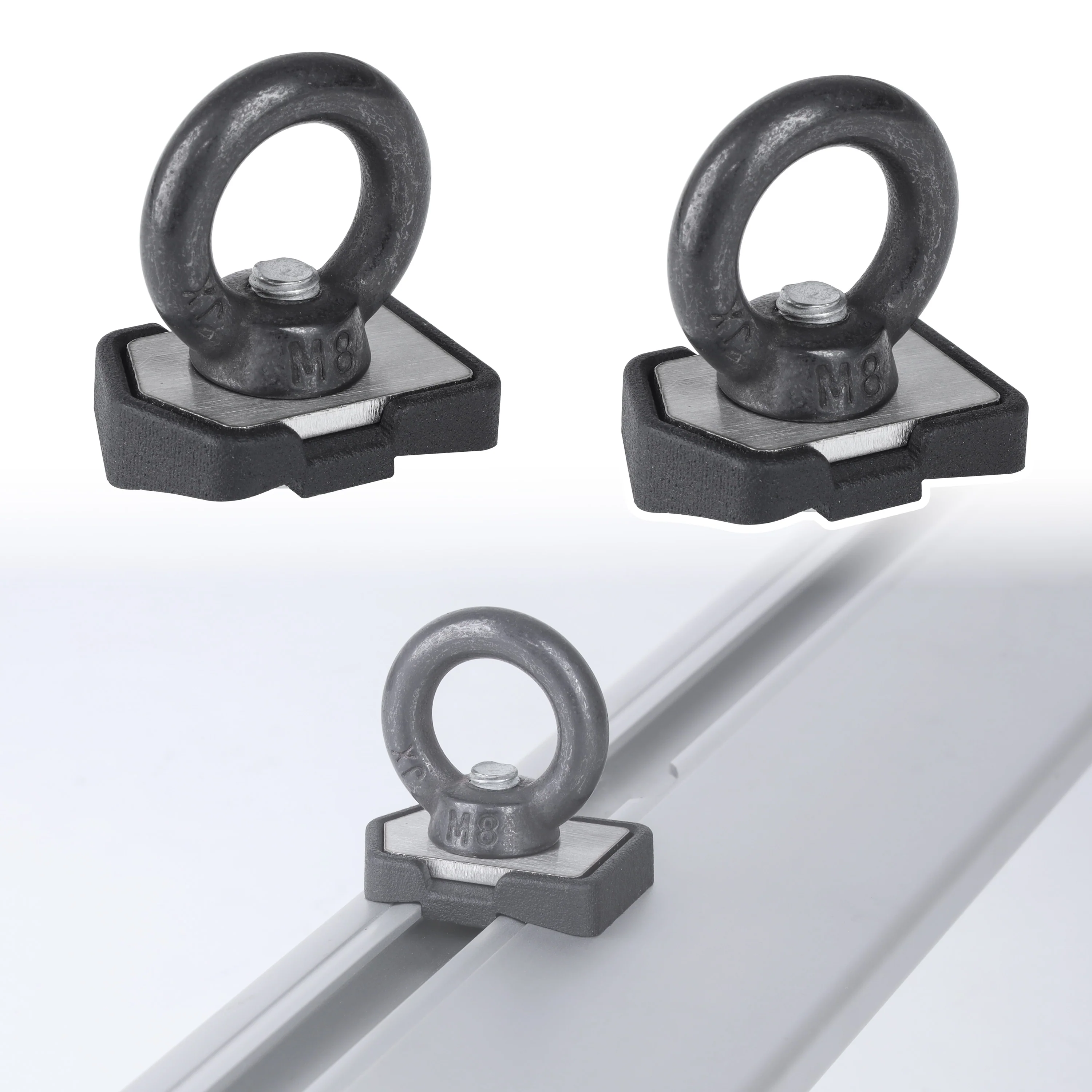2x T-Slot Eyenut Mounts for Compact Roof Rack for Land Rover Freelander 2