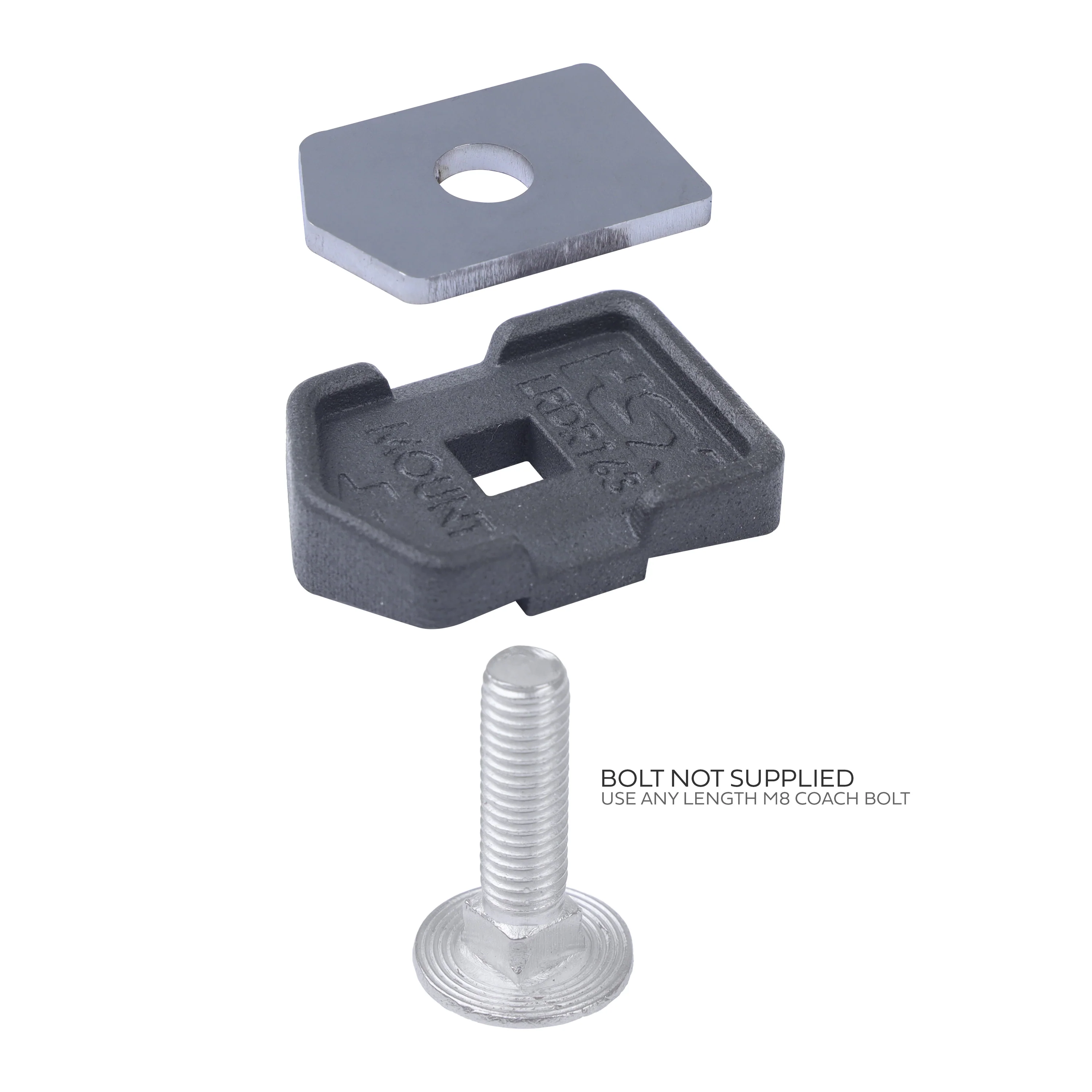 2x T-Slot Mounts for Compact Roof Rack for Land Rover Freelander 2 - Image 2