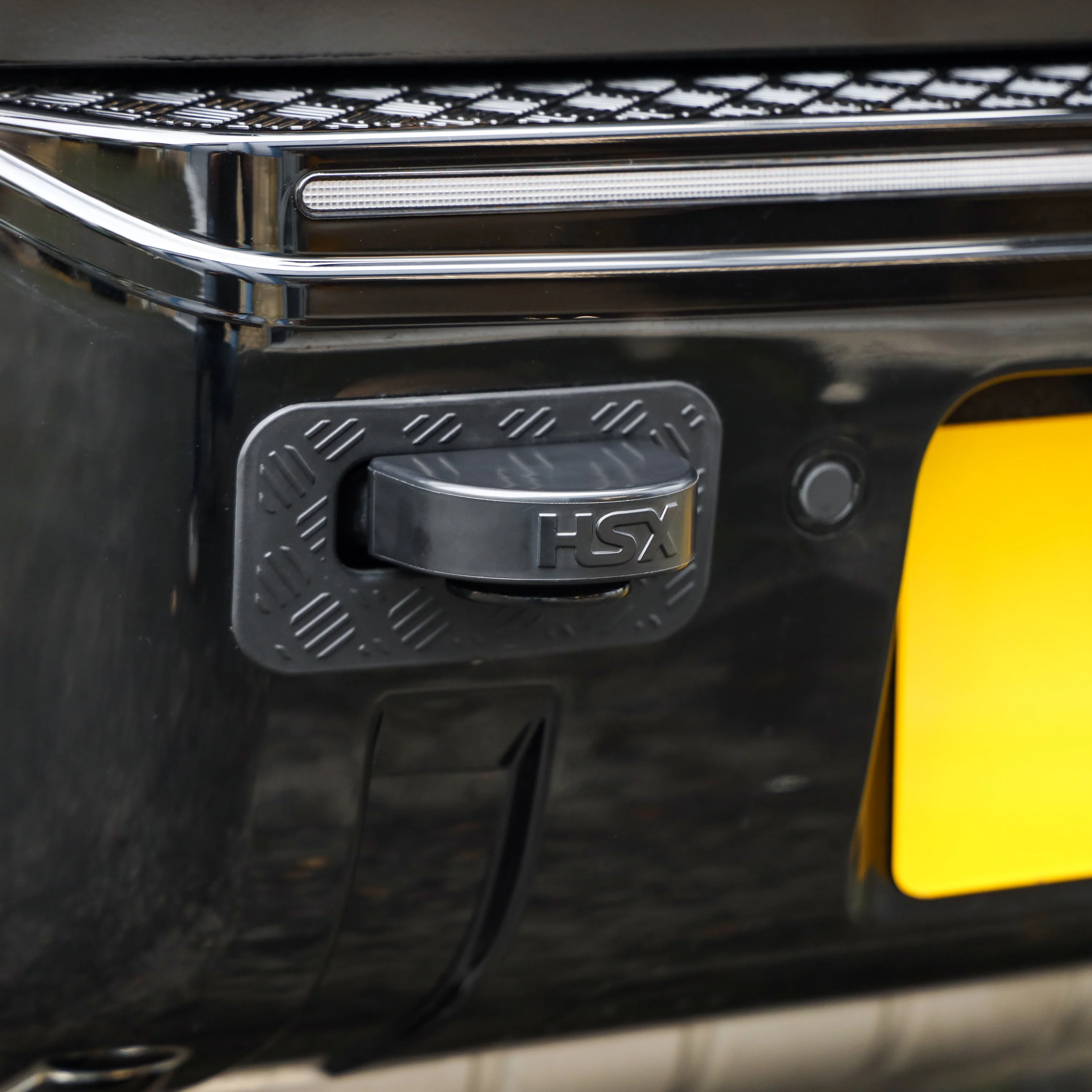 2x Tow Eye Bungs for Land Rover Defender L663 - Smooth Top - Matt Black - Image 6