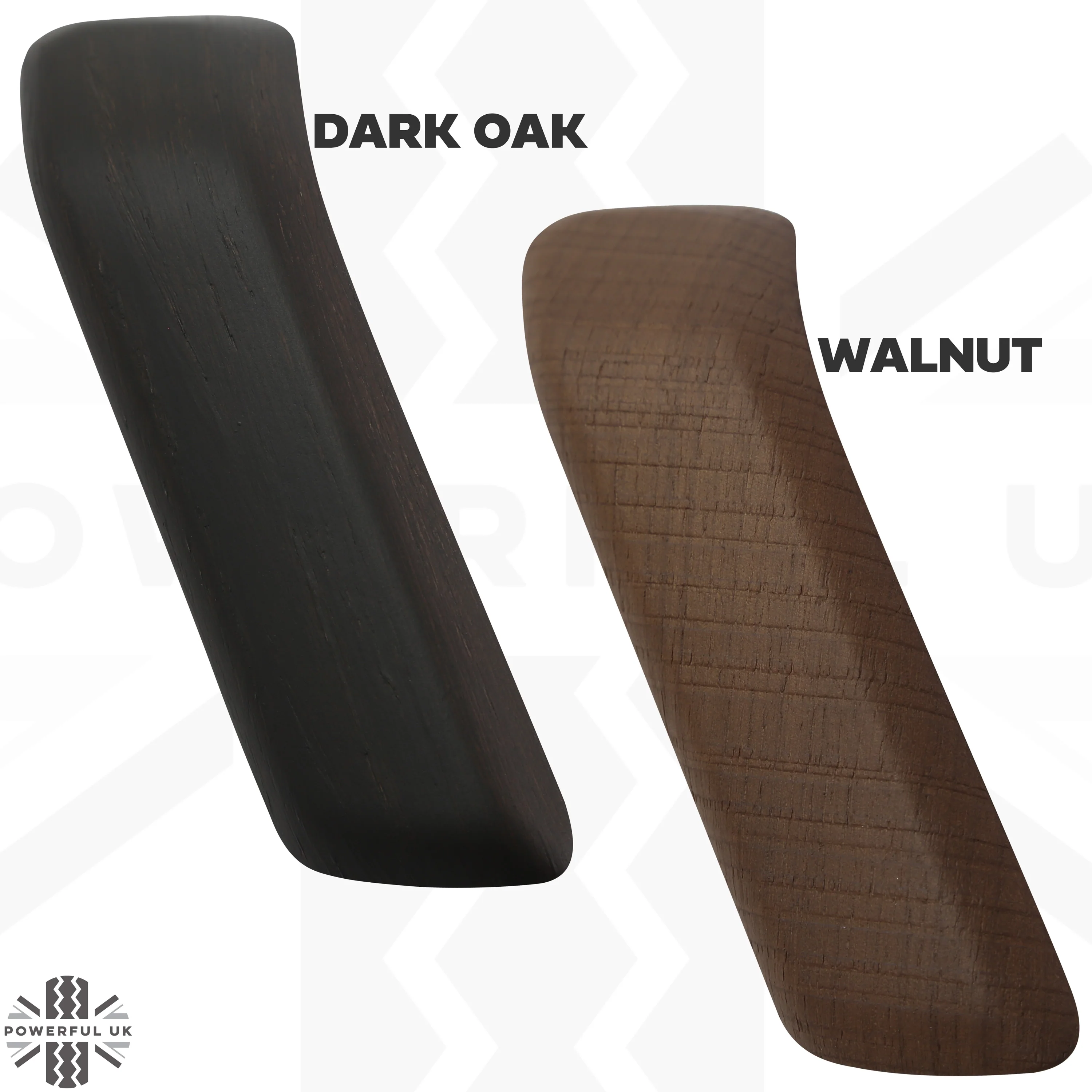 3pc Interior Door Pull Finishers (Genuine) in Walnut for Defender L663 110/130 - LHD - Image 10