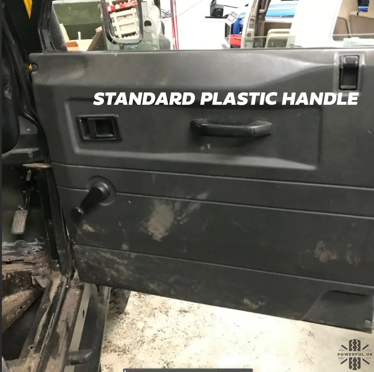 4x Door Handle Bowls for Land Rover Classic Defender - Satin Black - Image 4