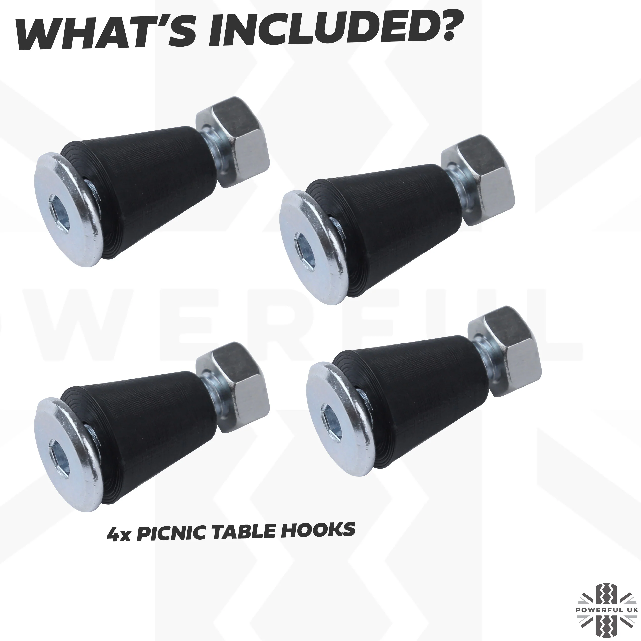 4x Hooks/Hangers for Land Rover Defender Folding Picnic Table - Image 3