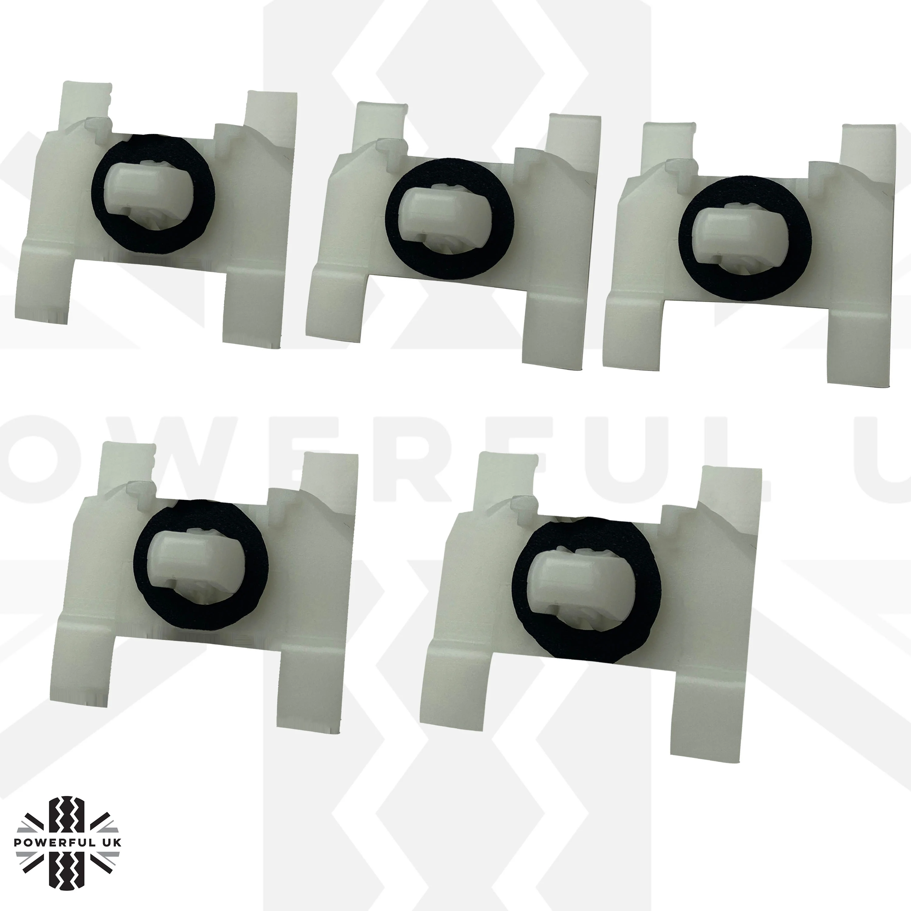 5x Outer Door Moulding Panel Clips for Range Rover L322 (Lower ridge) - Image 3