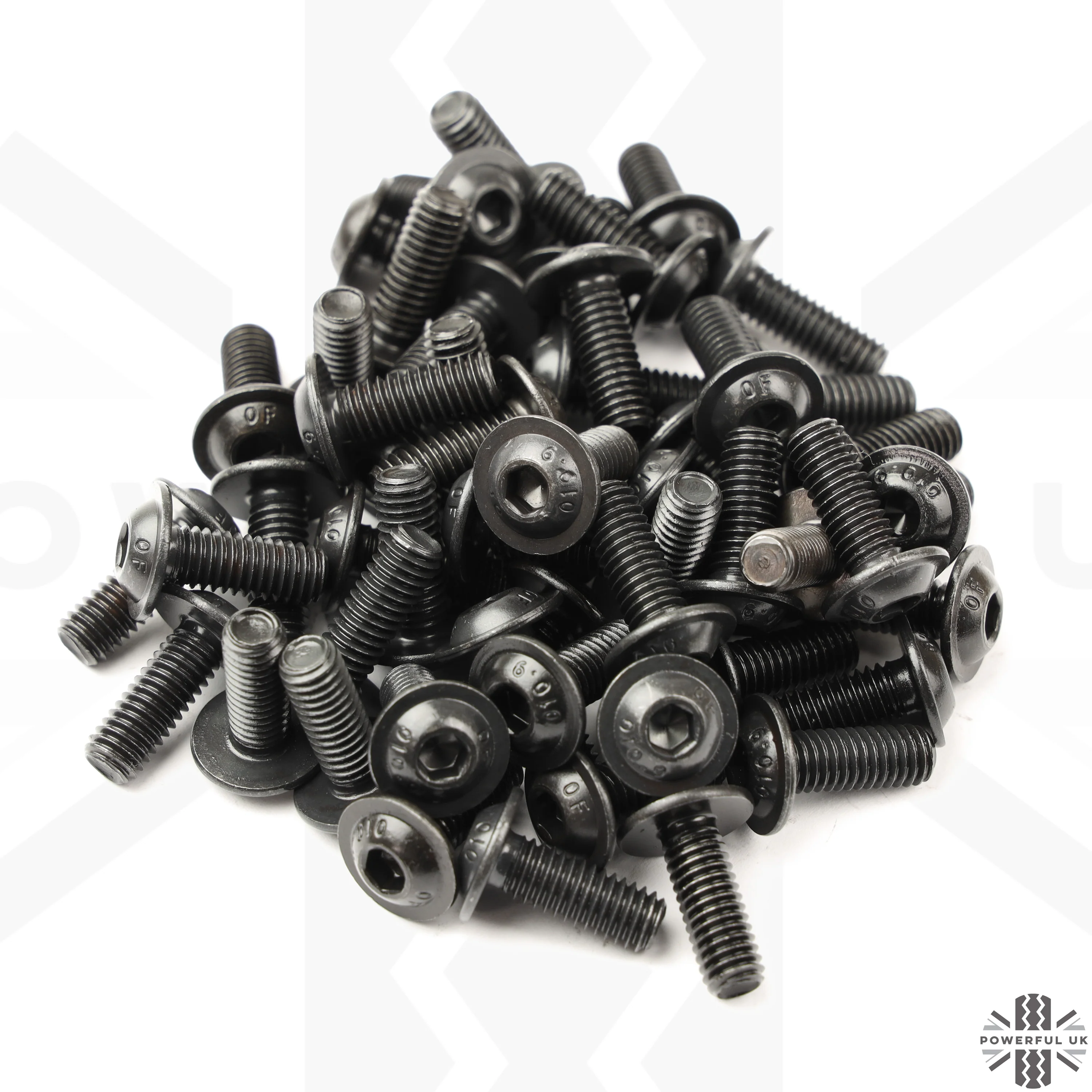 67pc Replacement Door Bolt Kit for Land Rover Defender L663 4 door (110/130) - Black - Image 2