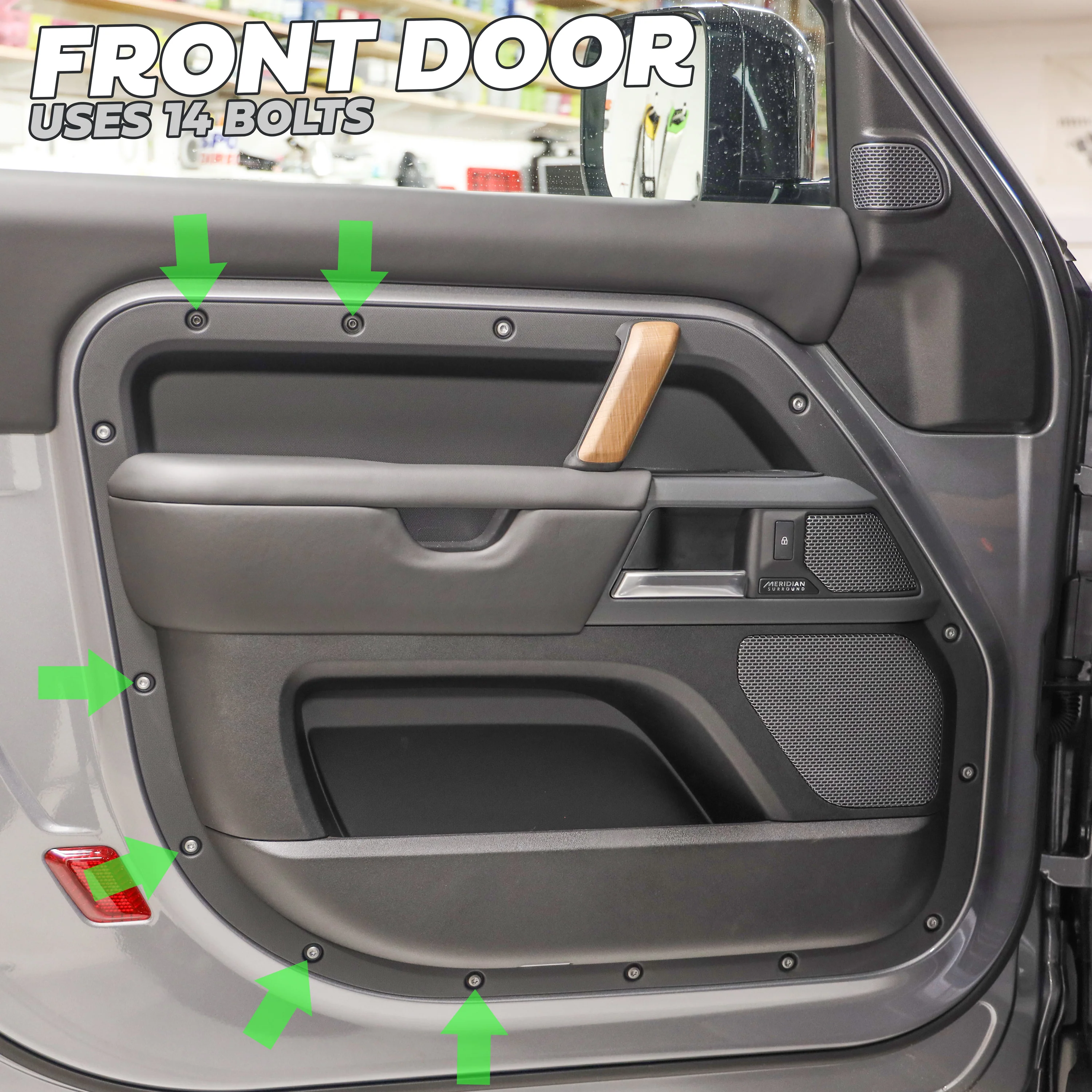 67pc Replacement Door Bolt Kit for Land Rover Defender L663 4 door (110/130) - Black - Image 6