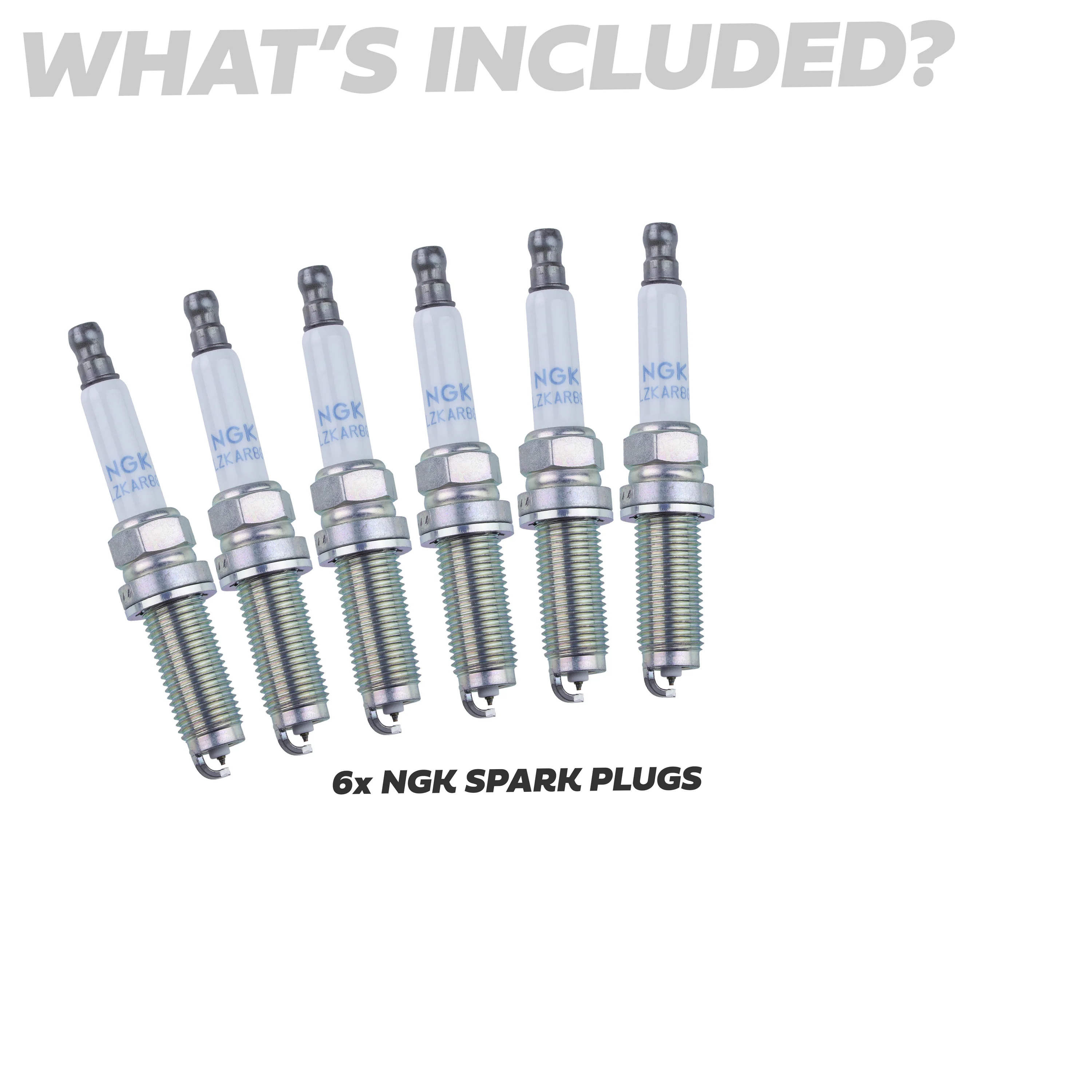 6x NGK Spark Plugs for Land Rover Defender L663 P400 - Image 4