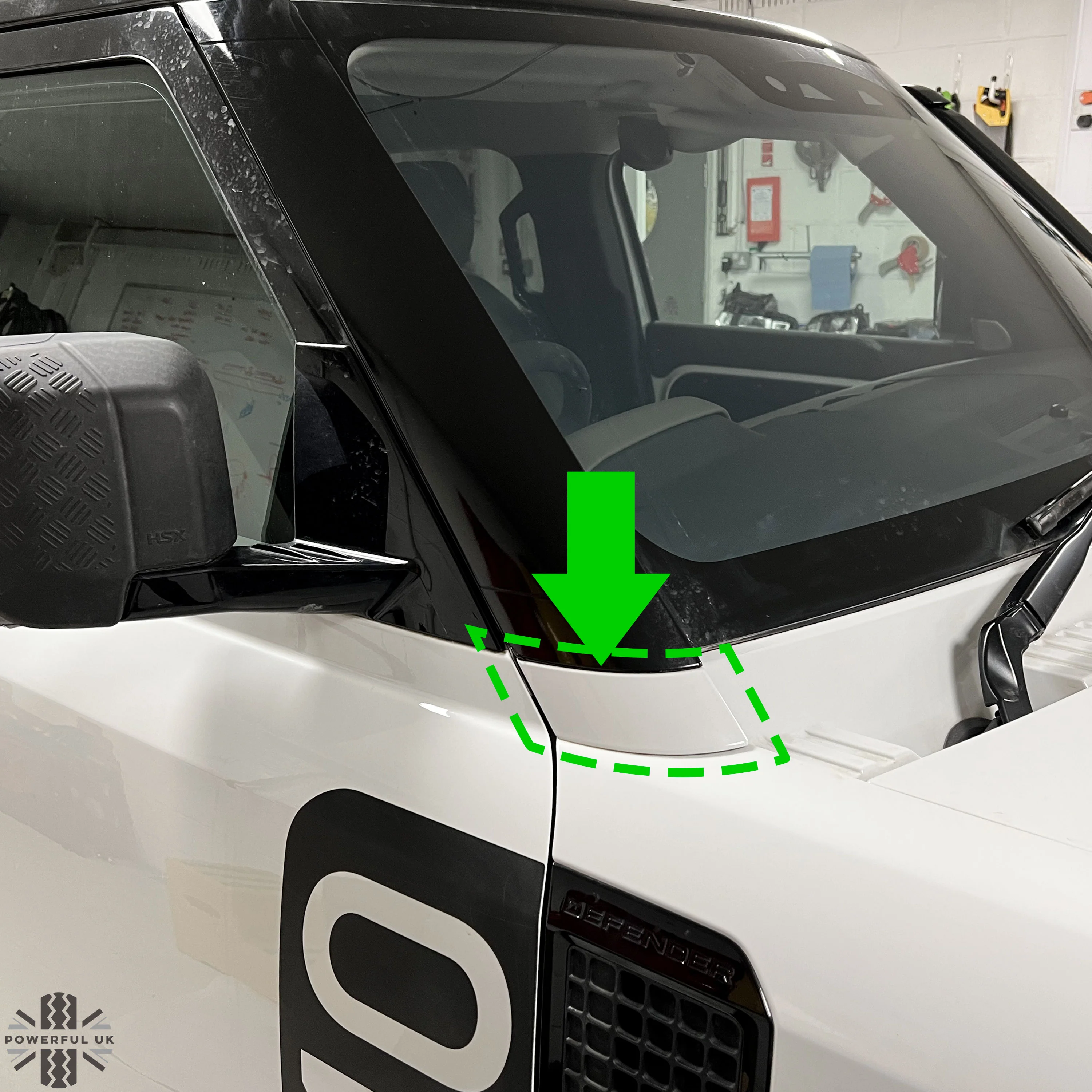 A Pillar Finisher Cap (Unpainted) for Land Rover Defender L663 - RIGHT - Image 4