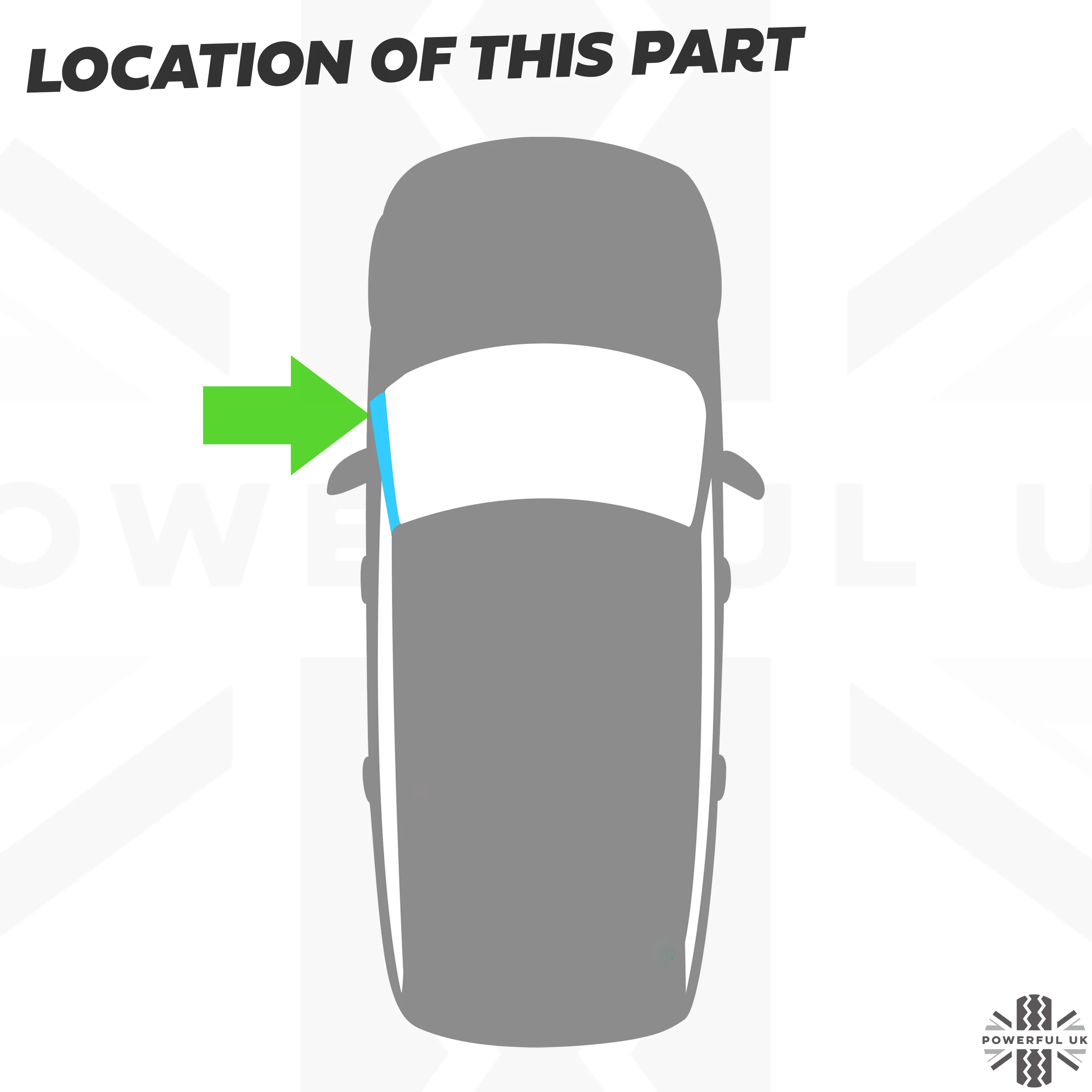 Aftermarket A Pillar Finisher in Gloss Black for Range Rover Evoque 1 '5 Door' (2011-18) - LEFT - Image 6