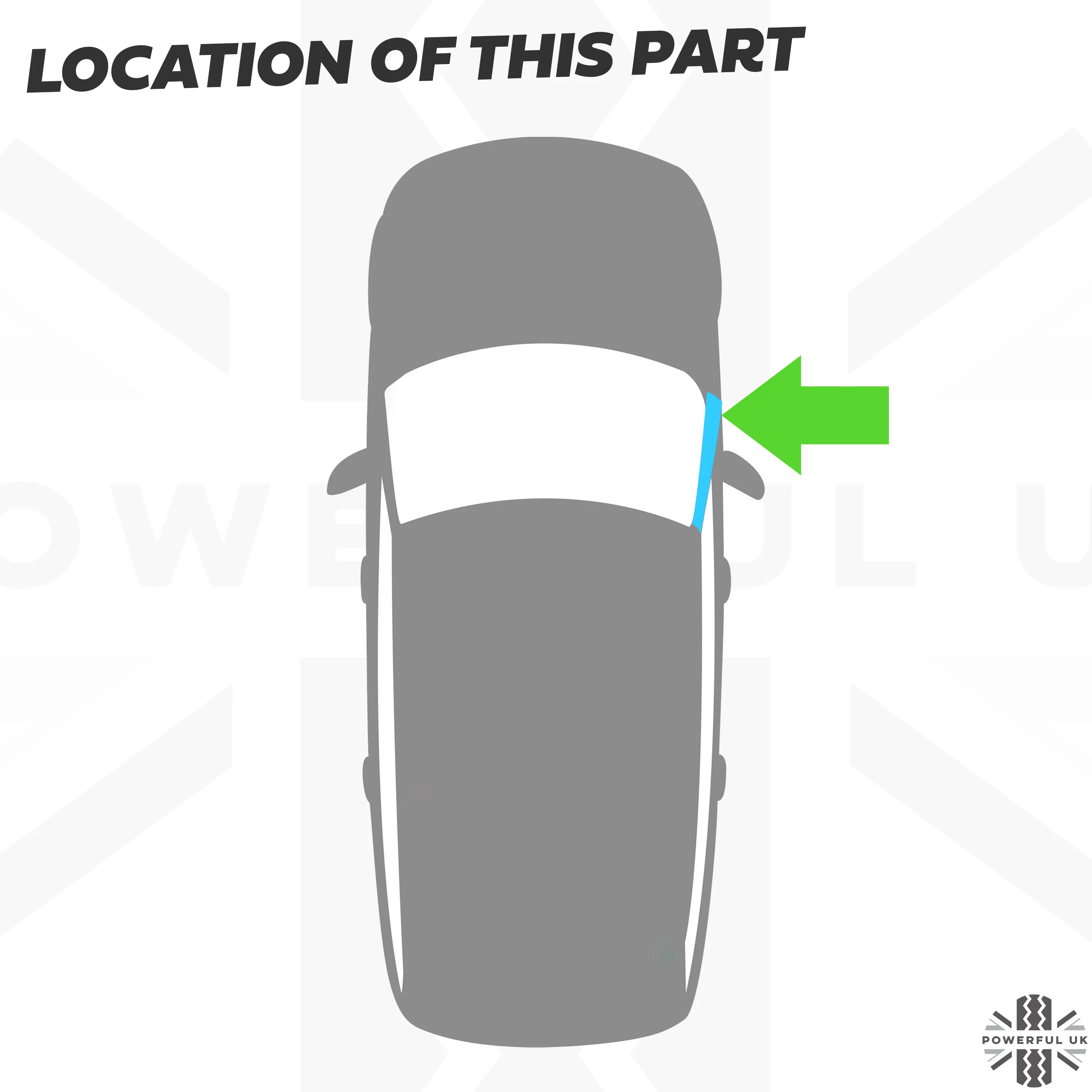Aftermarket A Pillar Finisher in Gloss Black for Range Rover Evoque 1 '5 Door' (2011-18) - RIGHT - Image 4