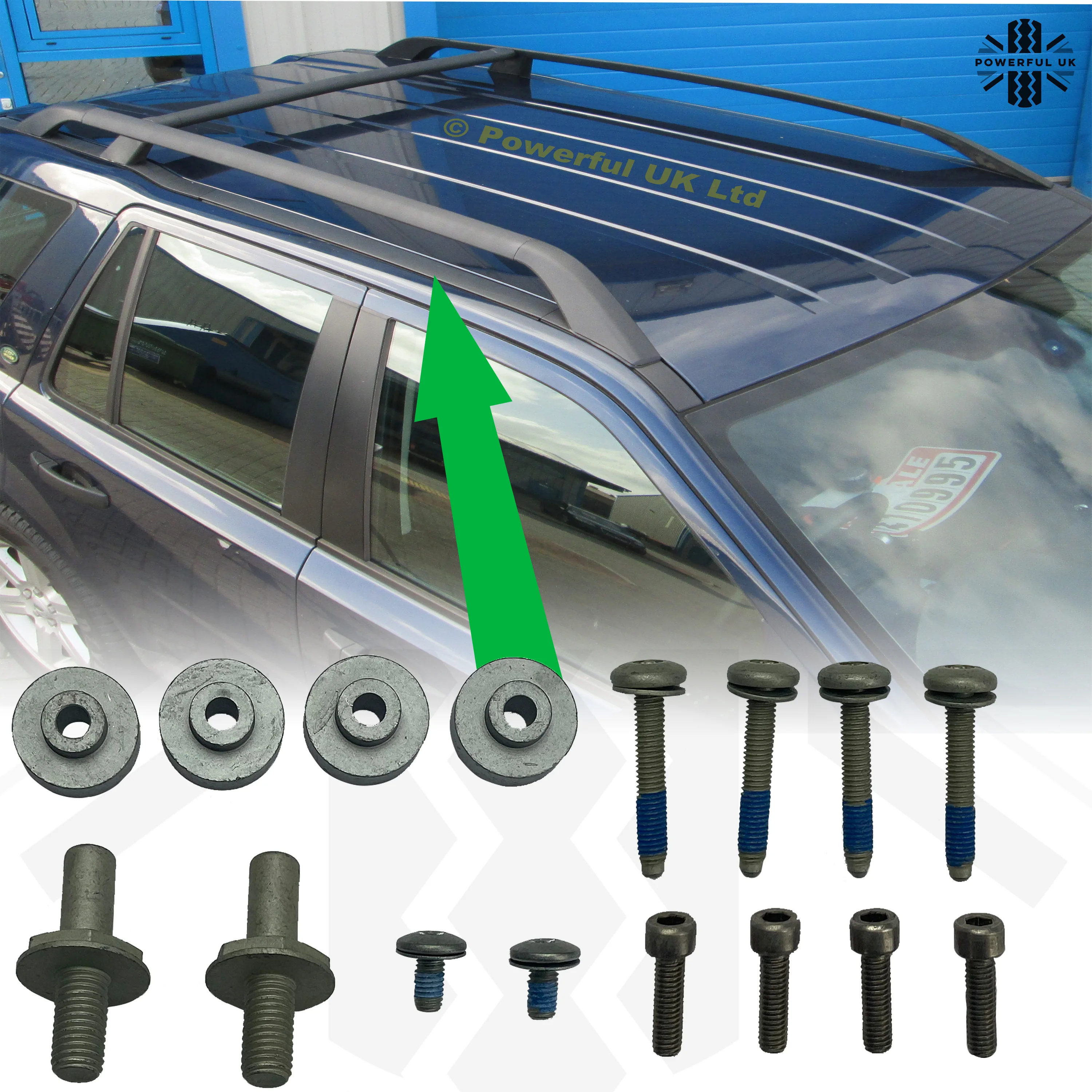 Aftermarket Fitting Kit for Land Rover Freelander 2 Roof Rails