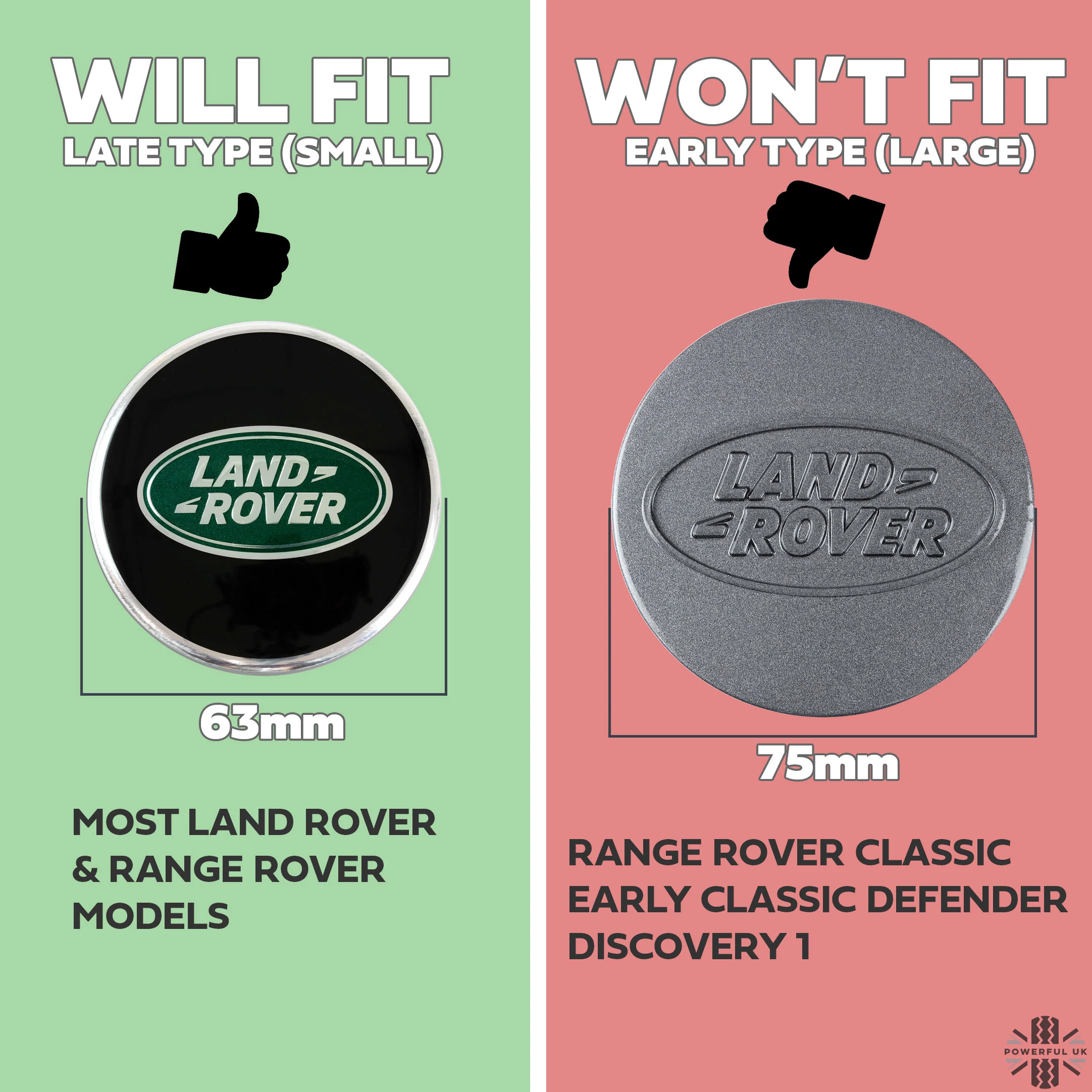 AirTag Holder for Land Rover 63mm Wheel Centre Cap - Image 8