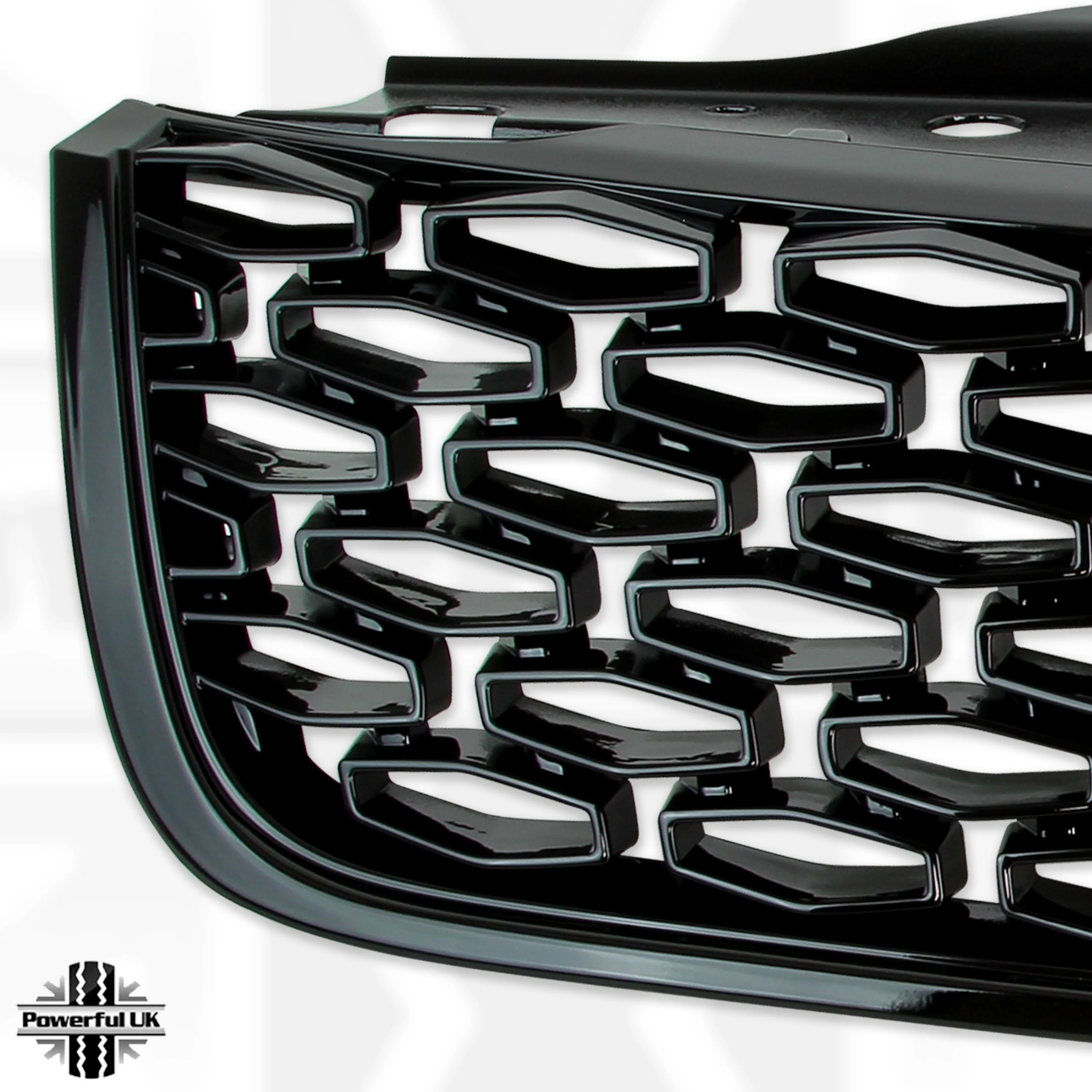 All New Discovery 5 Dynamic Grille - Gloss Black - Aftermarket - Image 4