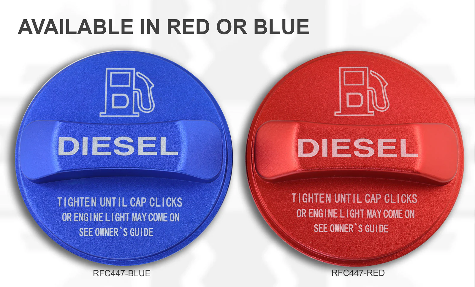 Alloy Fuel Filler Cap Cover for Land Rover Discovery Sport - Diesel - Red - Image 5
