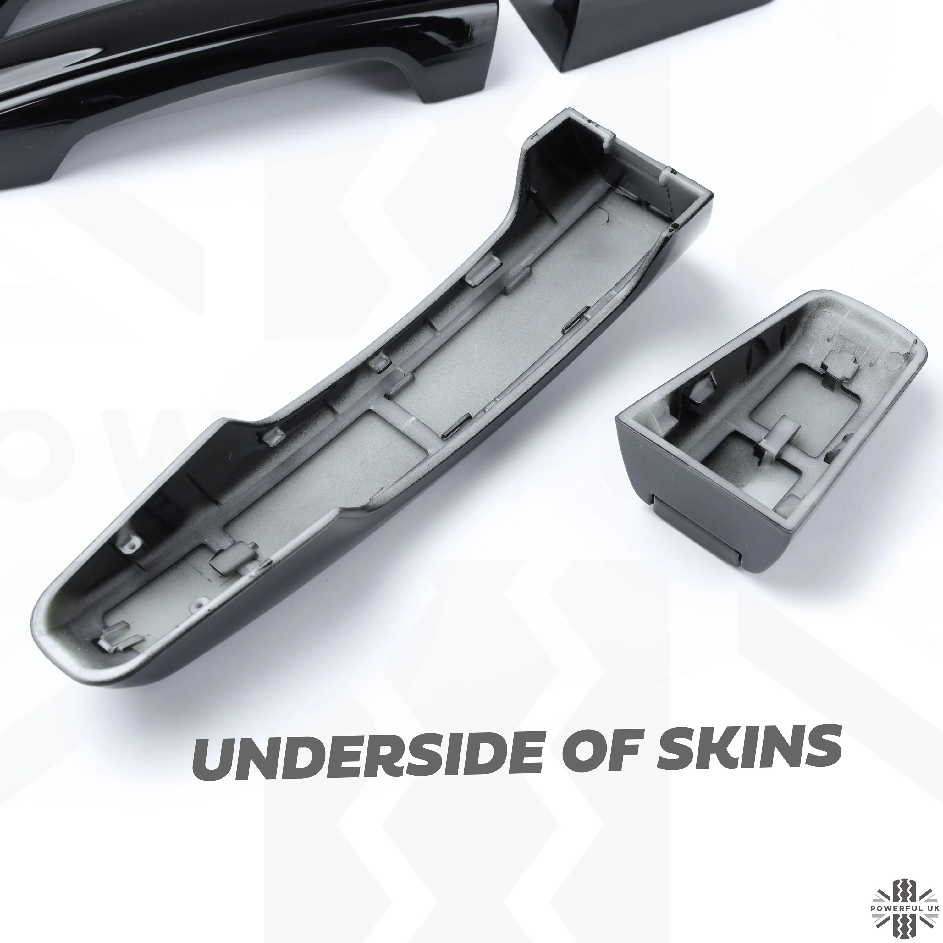 'Autobiography Style' Door Handles Skins in Black for Range Rover L405 - 8pc with Right Key Release - Image 8