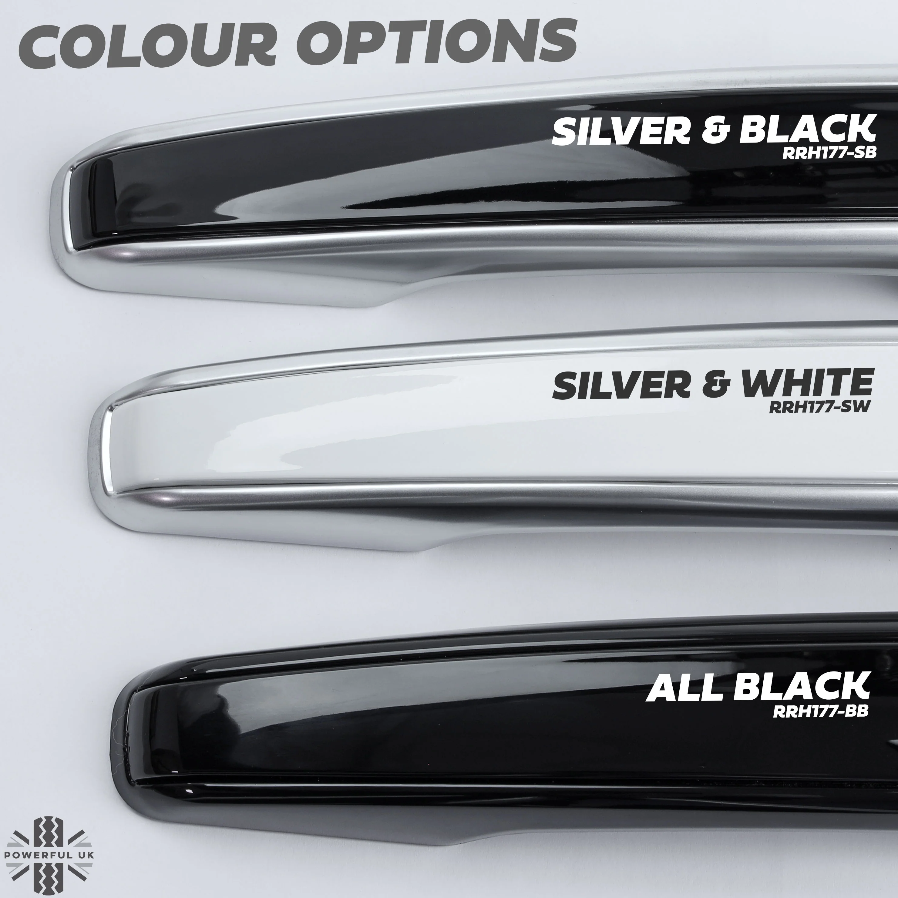 'Autobiography Style' Door Handles Skins in Black for Range Rover Sport L494 - 8pc with Left Key Release - Image 9
