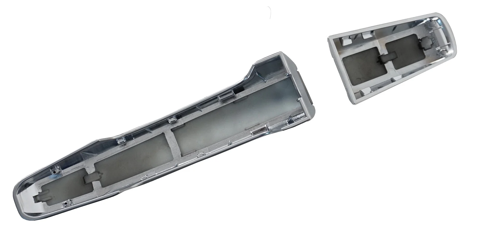 'Autobiography Style' Door Handles Skins in Silver & Black for Range Rover Sport L494 - Image 3
