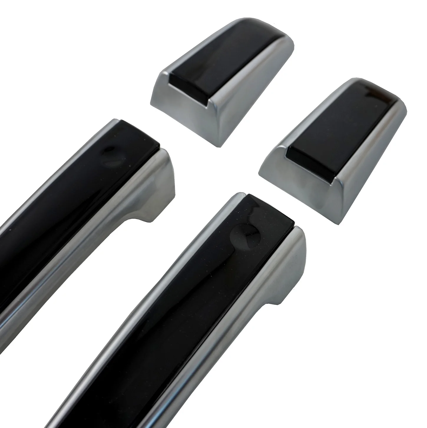 'Autobiography Style' Door Handles Skins in Silver & Black for Range Rover Sport L494 - Image 4