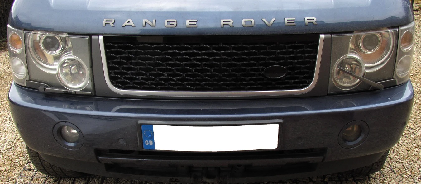 "Autobiography Style" Grille for Range Rover L322 2002-05 (with Square Headlights) - Grey Silver Black - Image 6