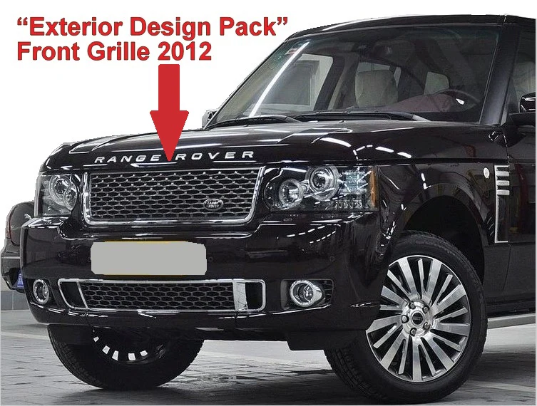 "Autobiography Style" Grille for Range Rover L322 2002-05 (with Square Headlights) - Grey Silver Black - Image 7