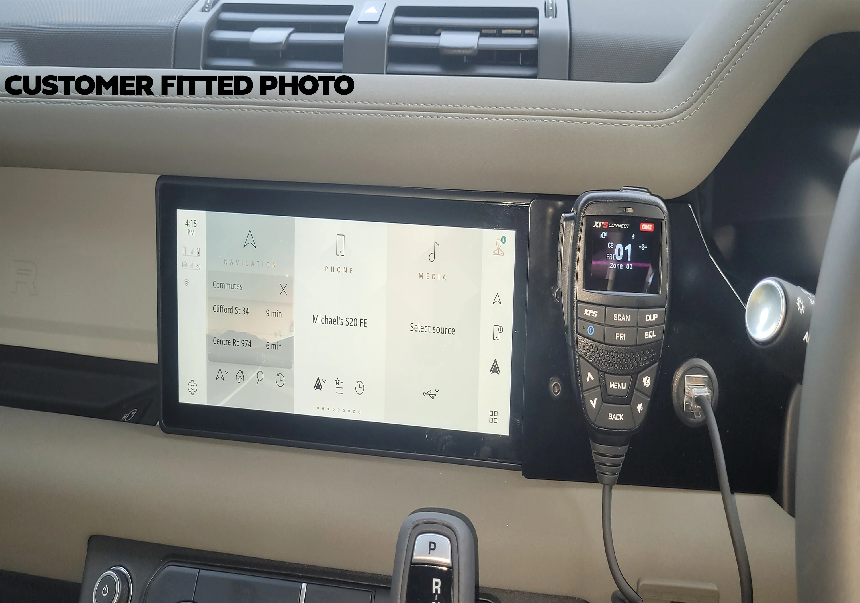 Auxiliary Panel Kit for Land Rover Defender L663 - Satin Black - Left Hand Drive - Image 12