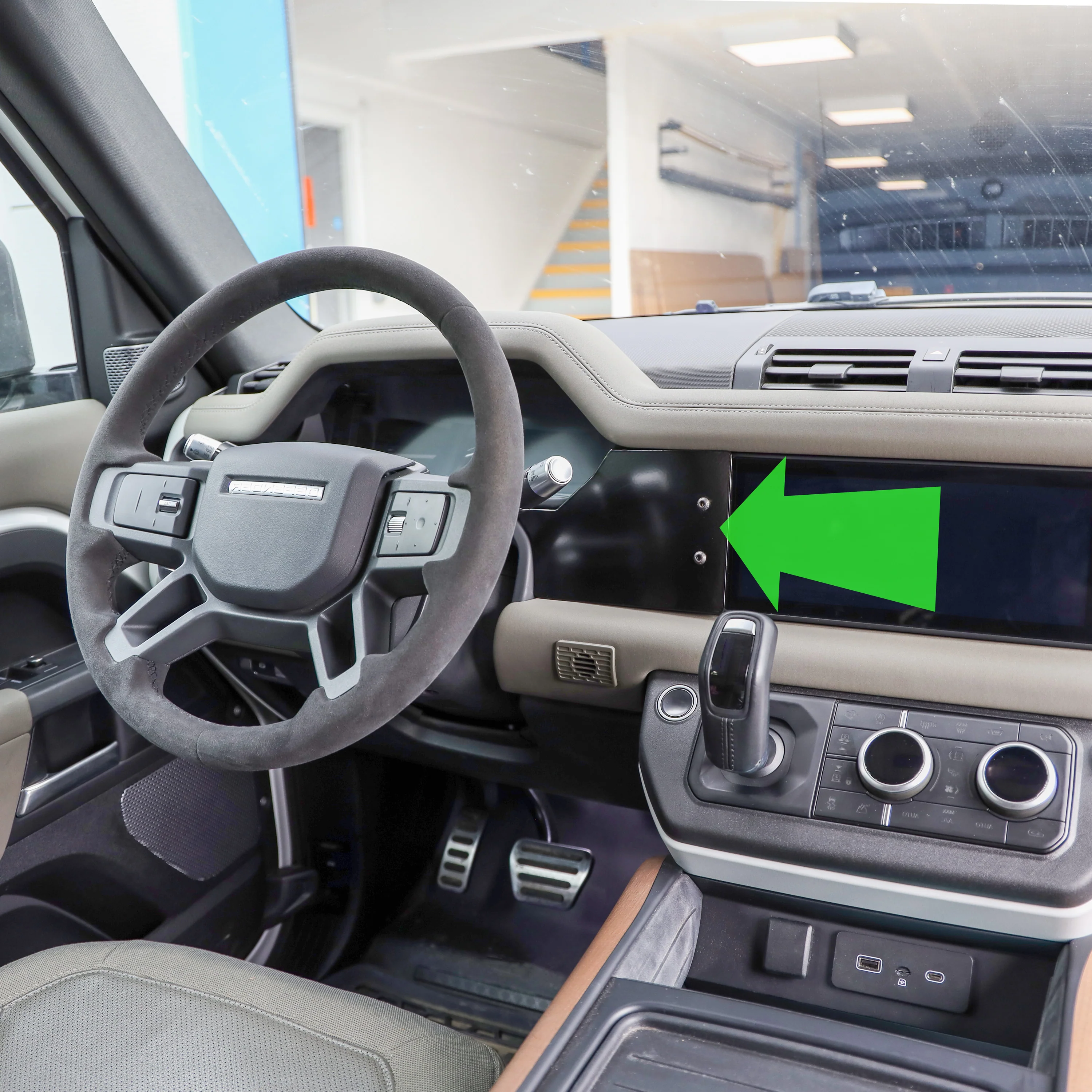 Auxiliary Panel Kit for Land Rover Defender L663 - Satin Black - Left Hand Drive - Image 2