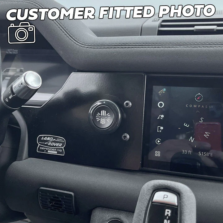 Auxiliary Panel Kit for Land Rover Defender L663 - Satin Black - Left Hand Drive - Image 5