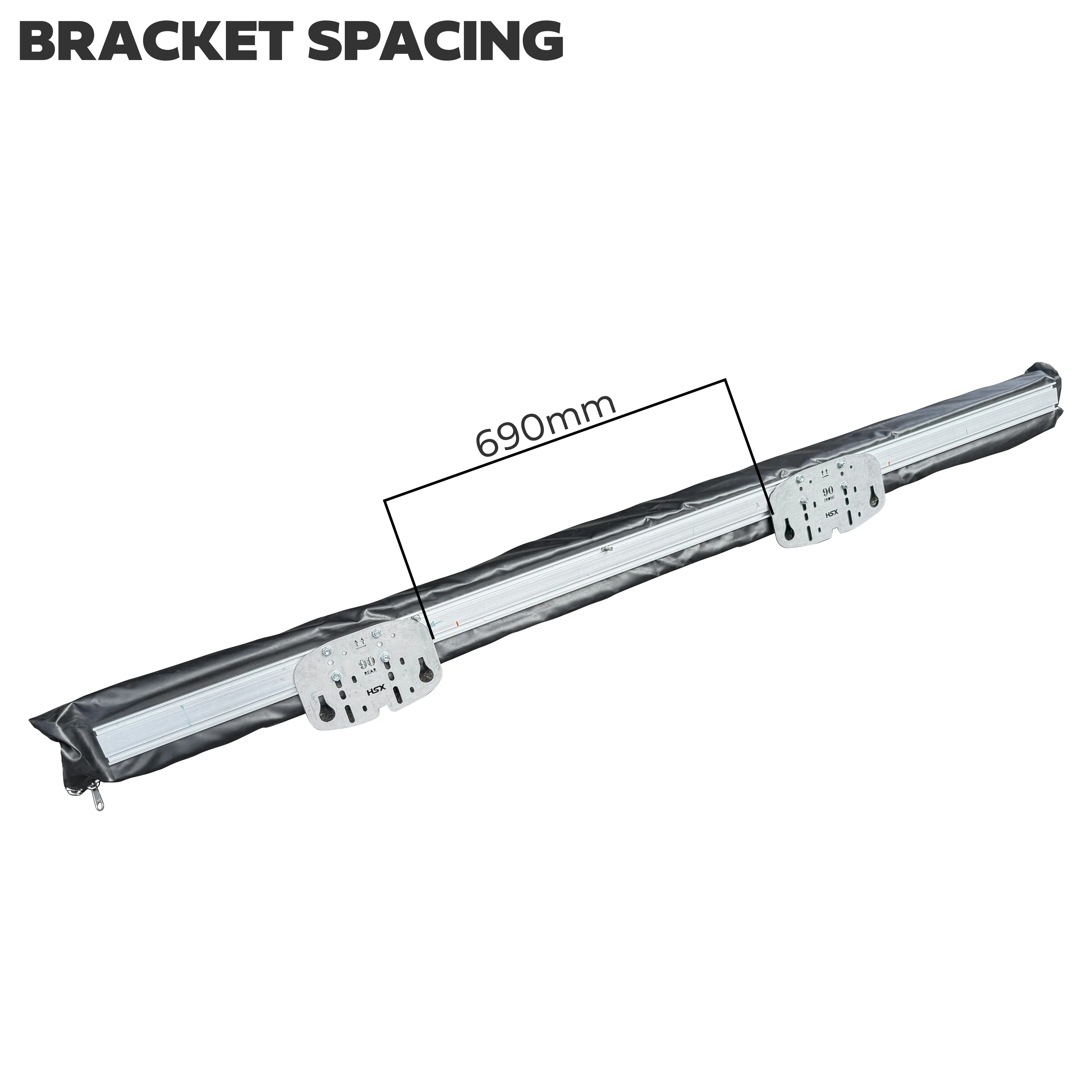 Easy Fit Awning Mounting Kit for Expedition Roof Rack for Land Rover Defender L663 90 - Right - Image 8