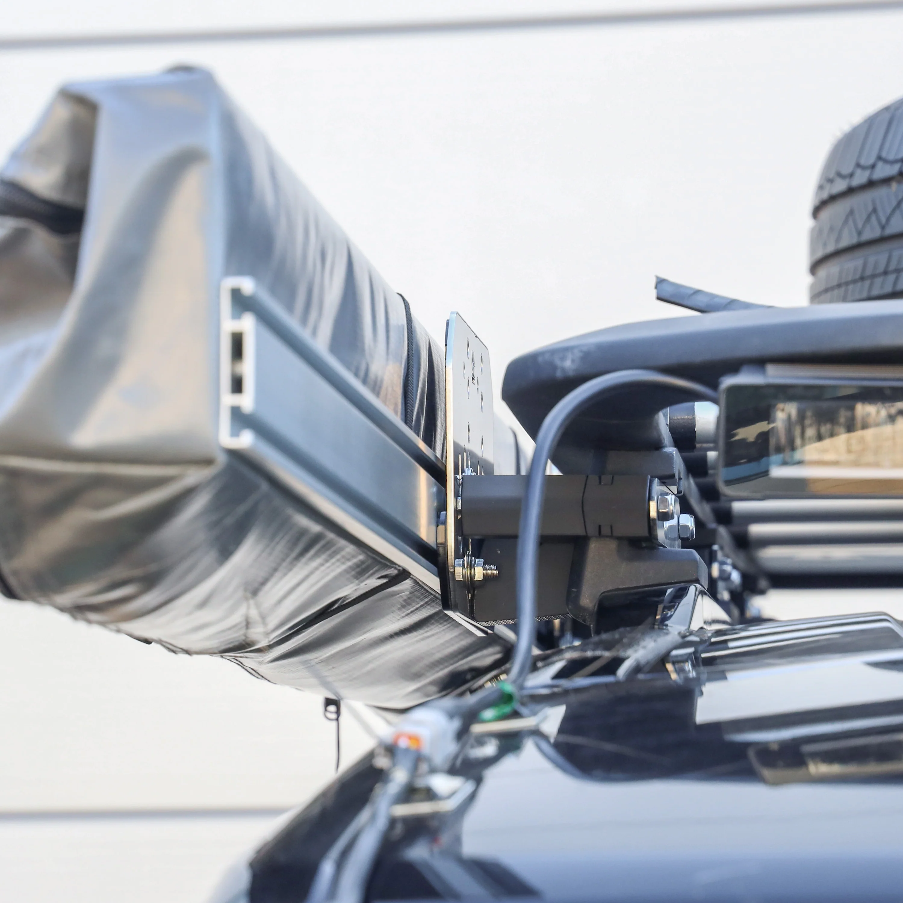 Awning Pillar Mount for Expedition Roof Rack for Land Rover Defender L663 110 - Right - Image 8