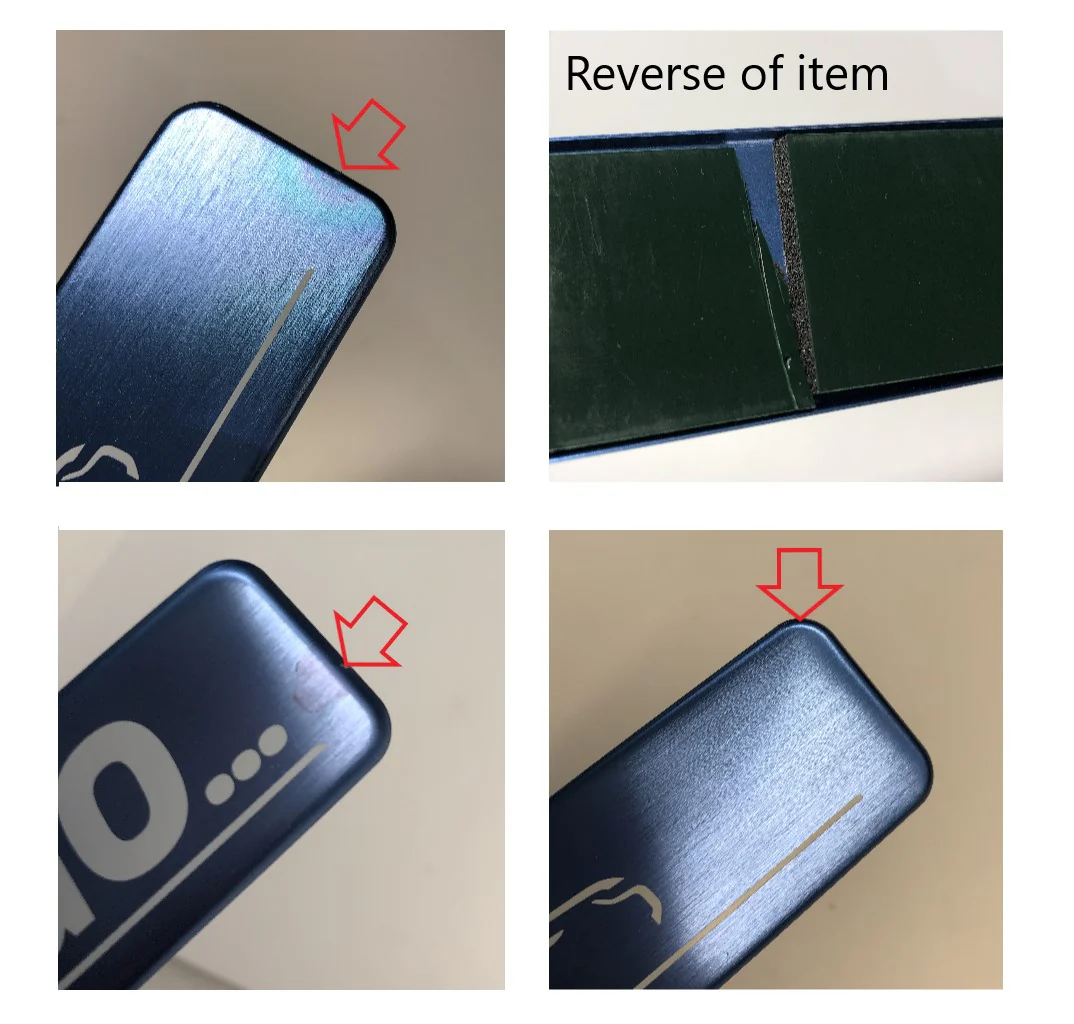 B-GRADE Door Scuff Plate Insert Set - Blue + 'Lets Go' for Range Rover Evoque - Image 4