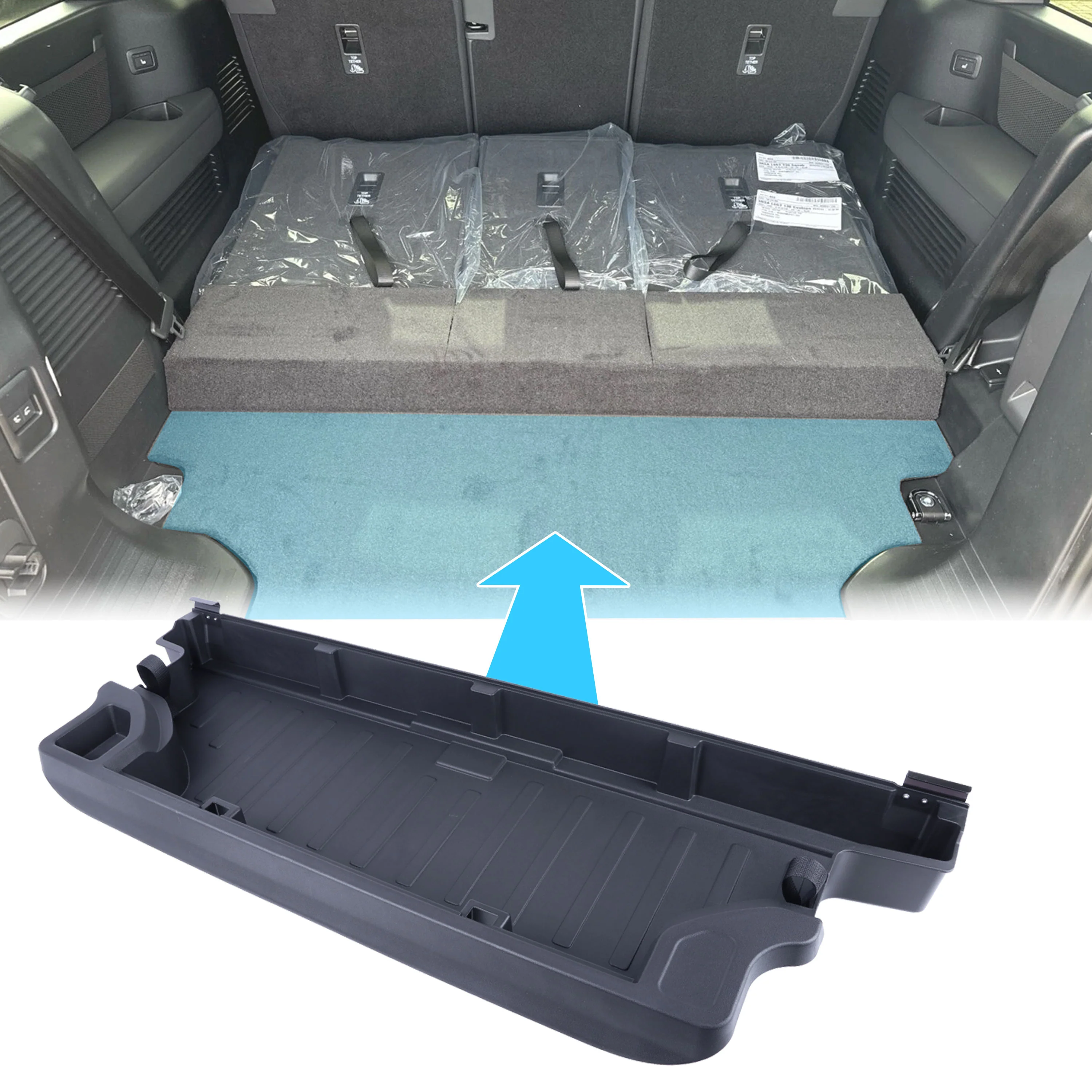 B-GRADE - Rear Raised Floor Stowage Box for Land Rover Defender L663(130) - Image 6