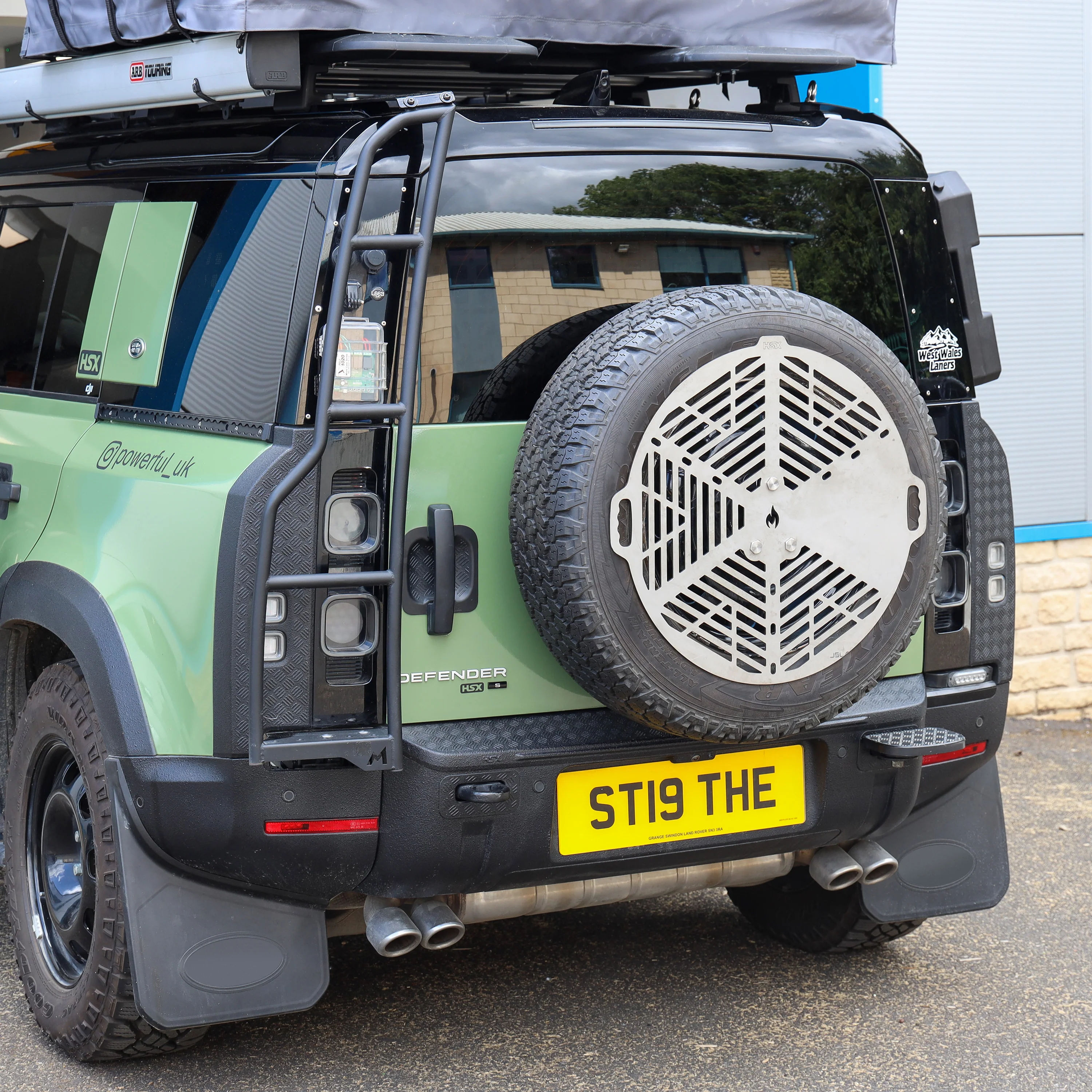 BBQ & Spare Wheel Mount Kit for Land Rover Defender L663 - Image 2