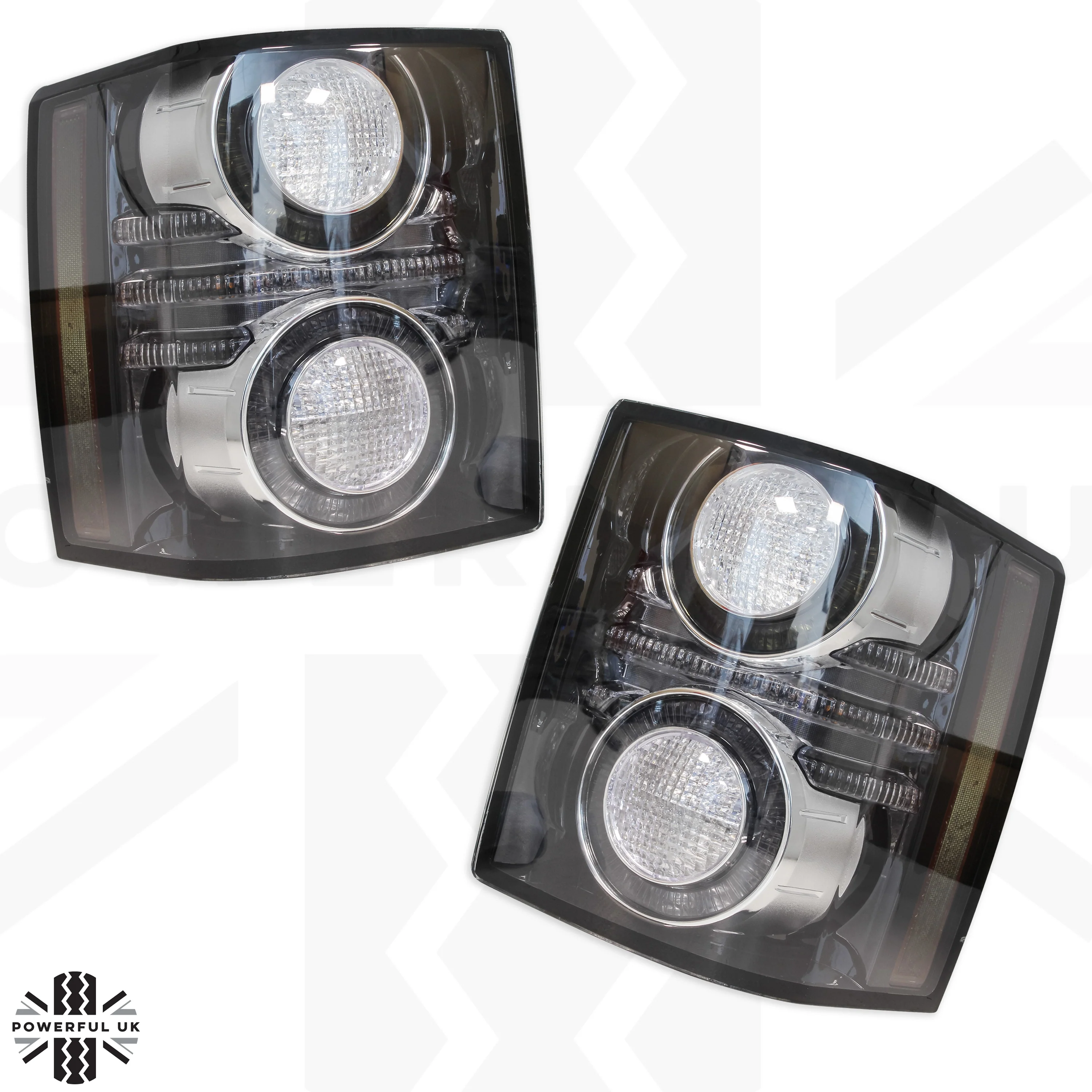 "Black Edition" LED Aftermarket Rear Lights Lamp for Range Rover L322 Vogue 2012+  - PAIR - Image 12