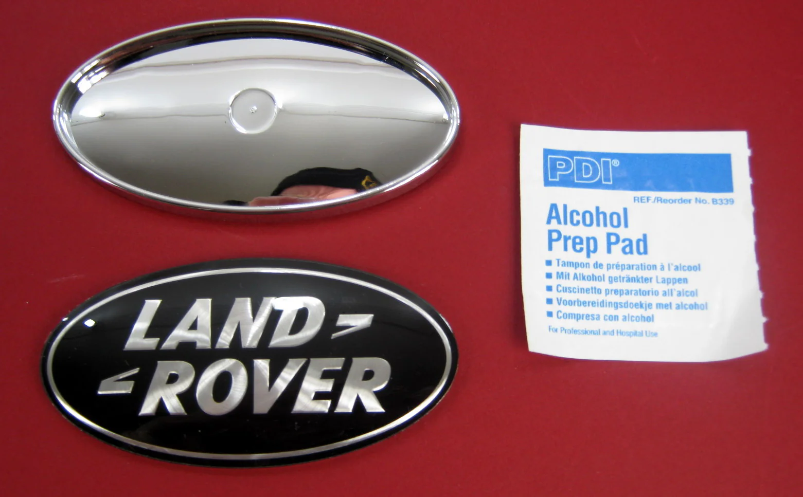 Black & Silver Badge on Chrome Plinth for Range Rover Sport L494 - Image 8