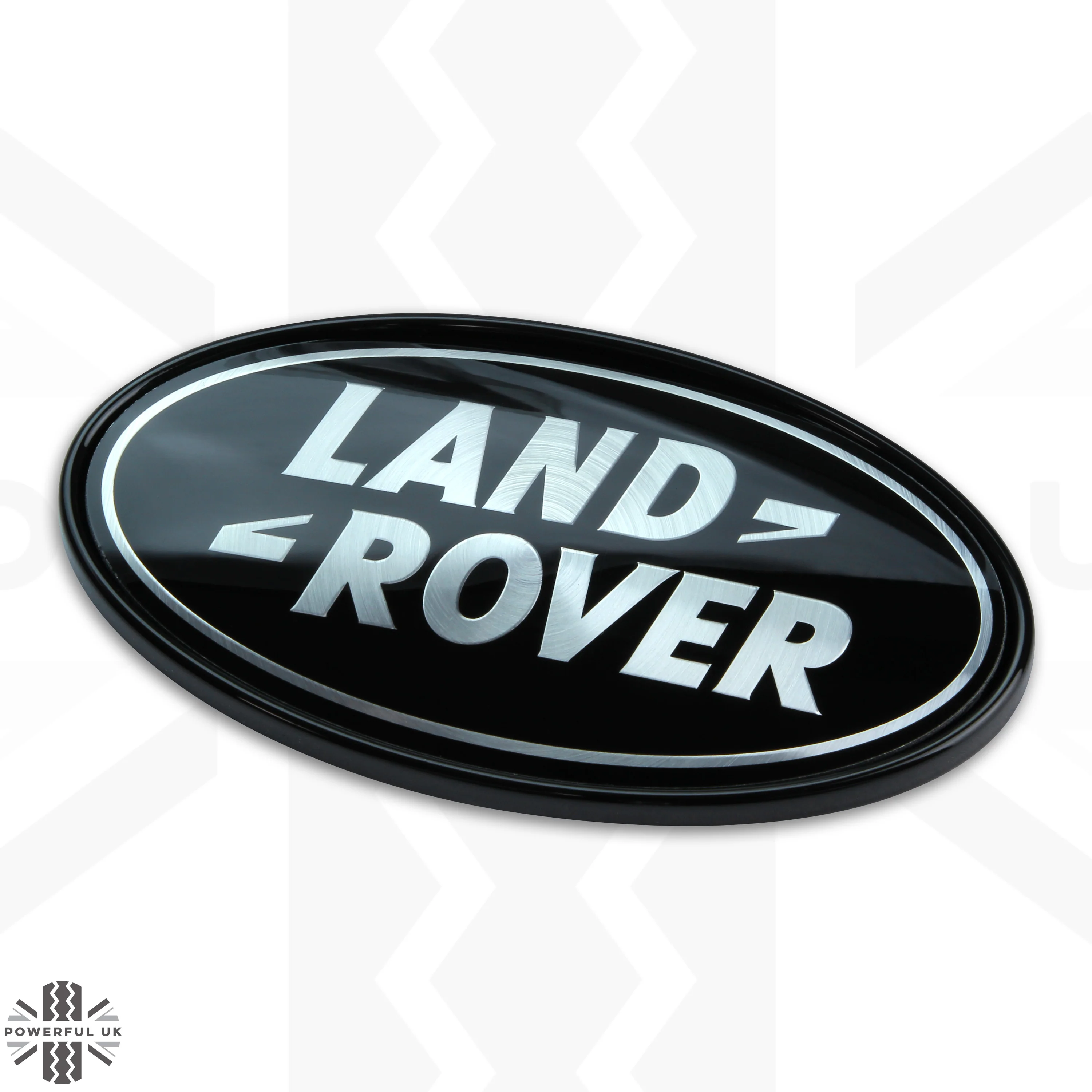 Black & Silver Badge on Gloss Black Plinth for Range Rover L405 - Image 5