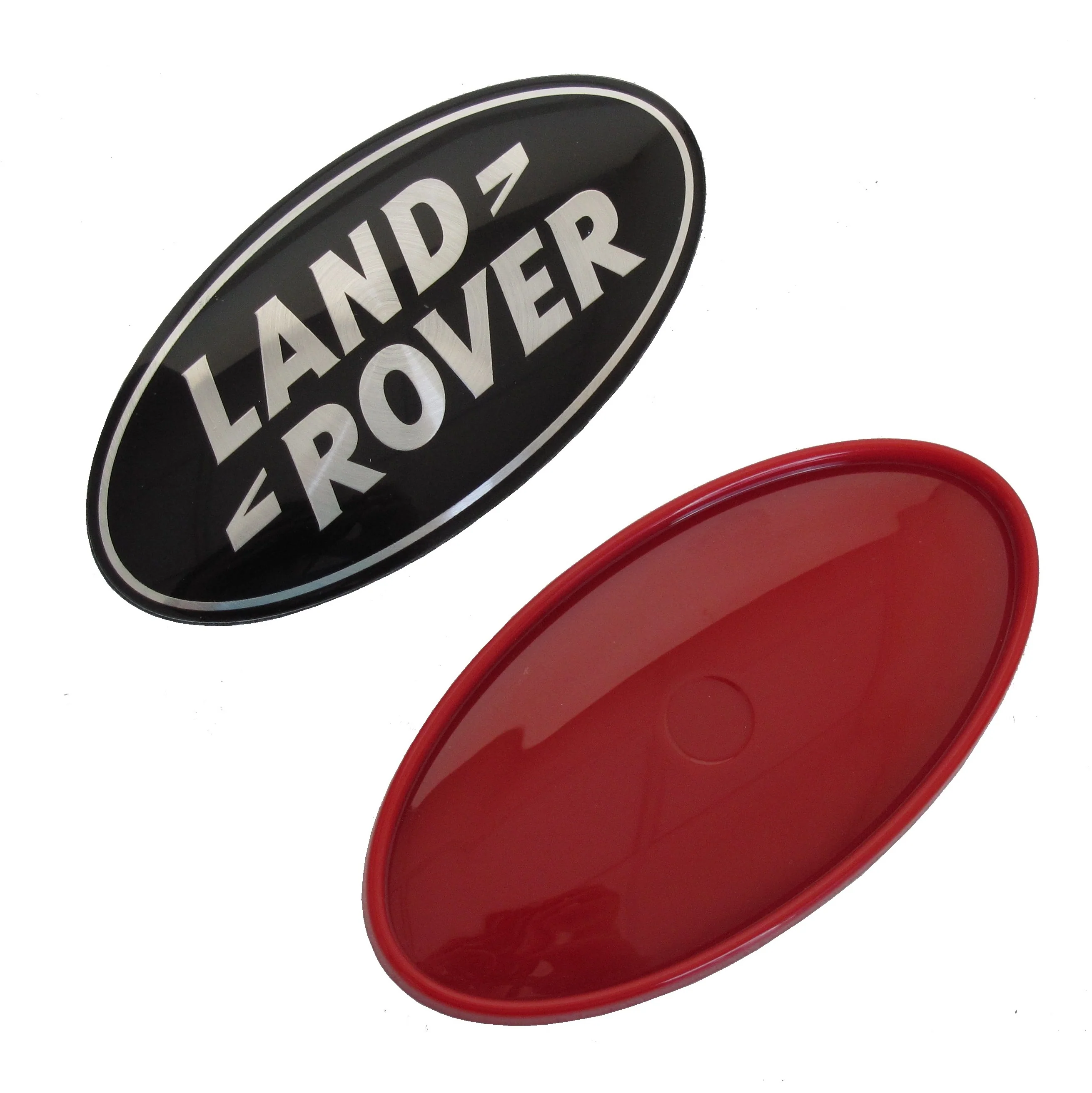 Black & Silver Badge on Red Plinth for Range Rover Sport - Image 3